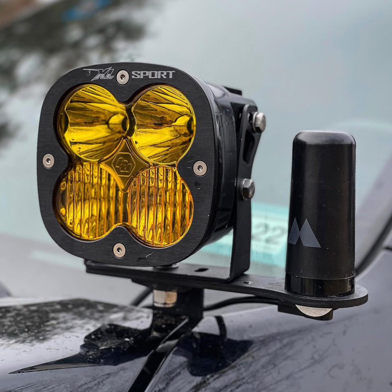Midland 3DB MXTA25 MicroMobile Compatible Gain Ghost Antenna - 3.5” Tall with 1.5” Base Diameter - Low Profile GMRS NMO Connection