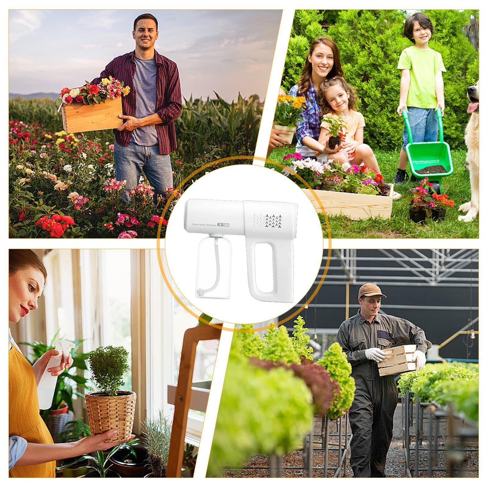 Garden Pump Pressured Sprayer - Electric Pump Sprayer | Handheld Pump Sprayer Multipurpose Garden Sprayer | Portable Water Sprayer Pump Pressure Water Sprayer for Home Cleaning