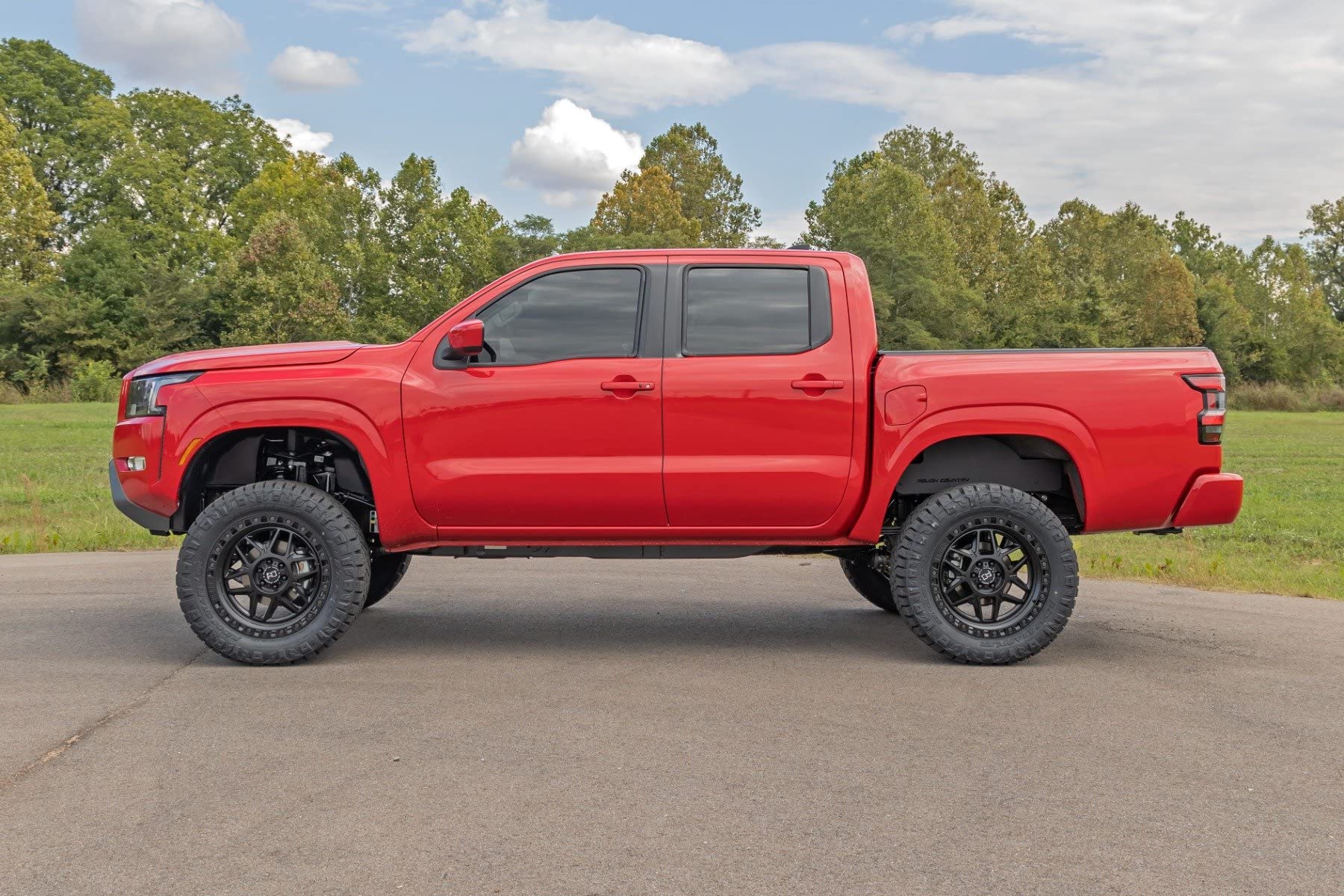 Rough Country Rear Steel Wheel Well Liners for 22-24 Nissan Frontier - 4301