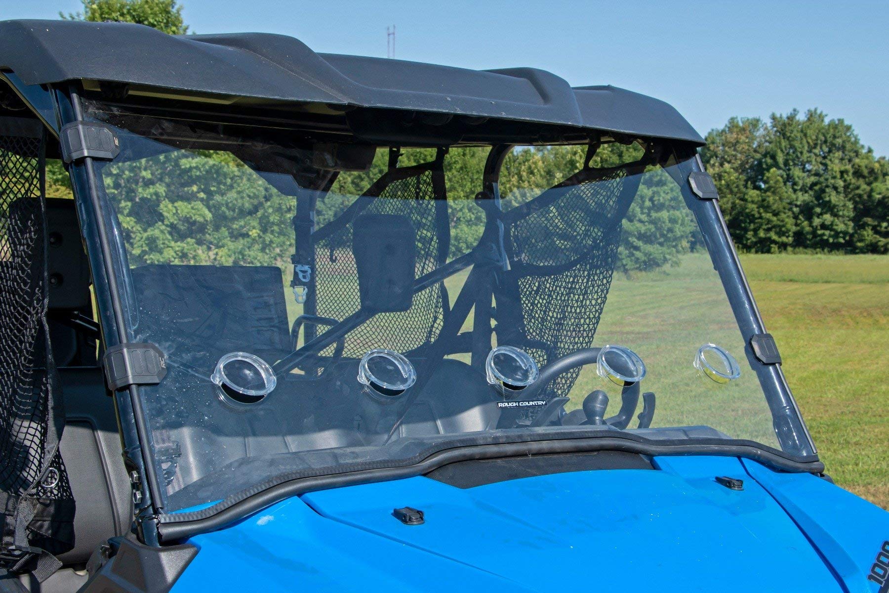 Vented Rough Country Front Windshield for Honda Pioneer 1000-98262020