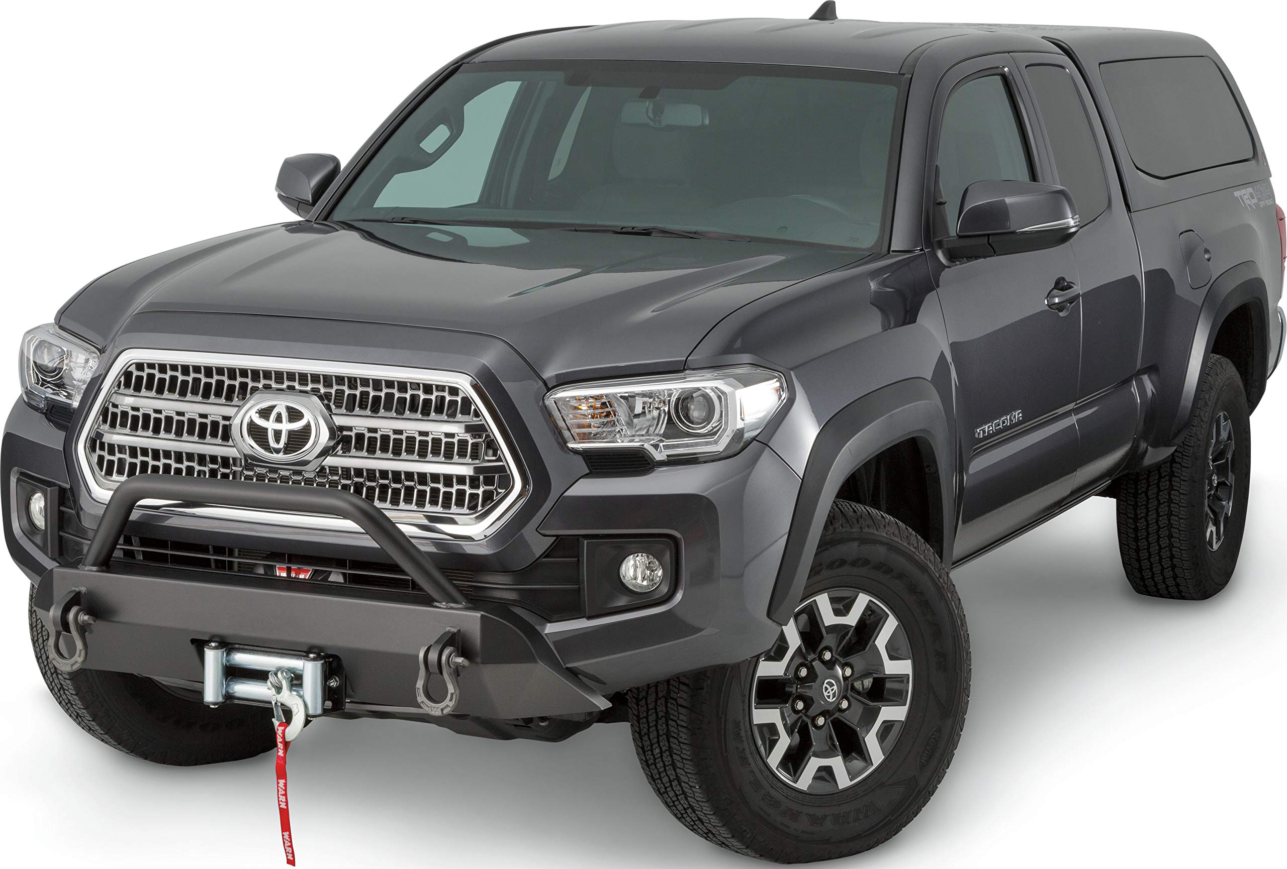 100044 WARN Semi-Hidden Winch Mount Kit for Toyota Tacoma (2016-2018) , GRAY