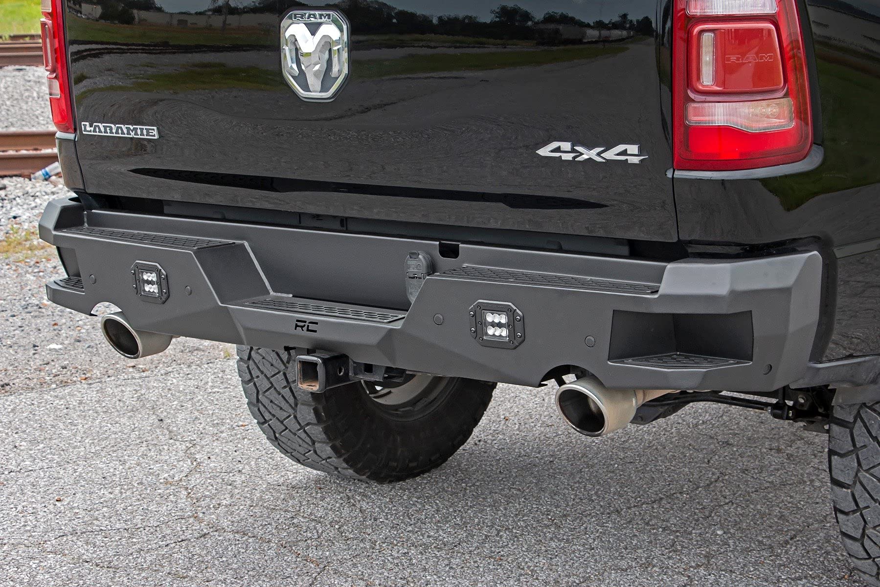 Rough Country Rear Heavy Duty LED Bumper for 2019-2025 Ram 1500-10755