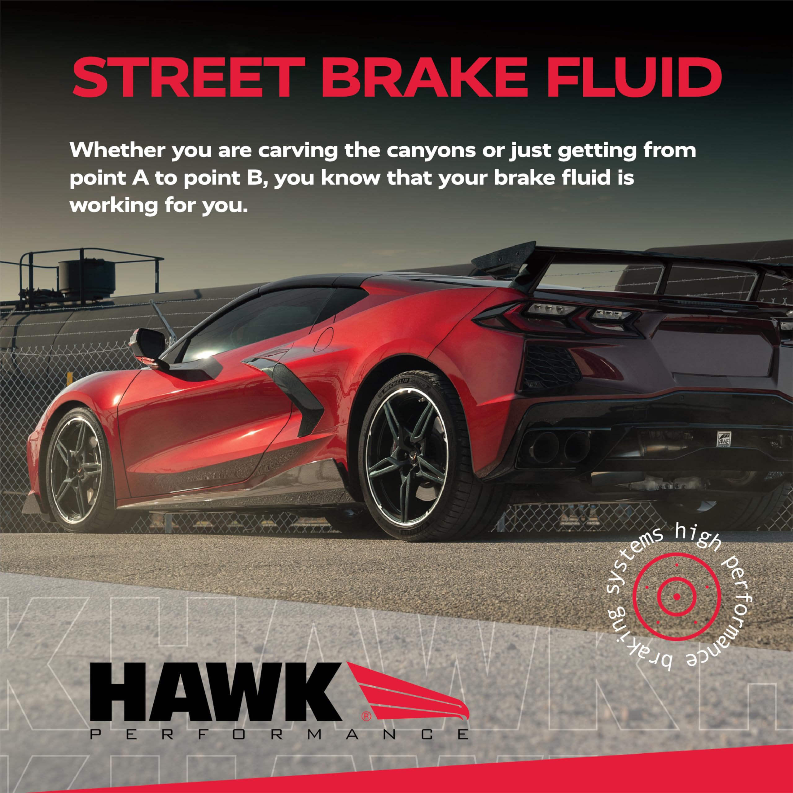 Hawk Performance Street HP520 Street Brake Fluid