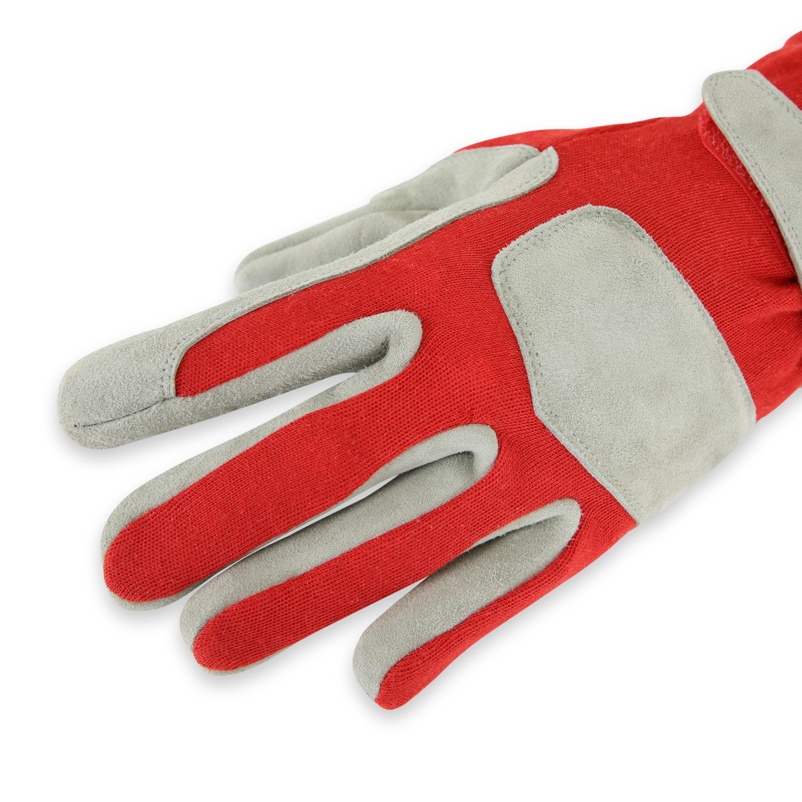 351015RQP RaceQuip® 351 Series Driving Gloves - SFI 3.3/1 - Red/Gray - Large