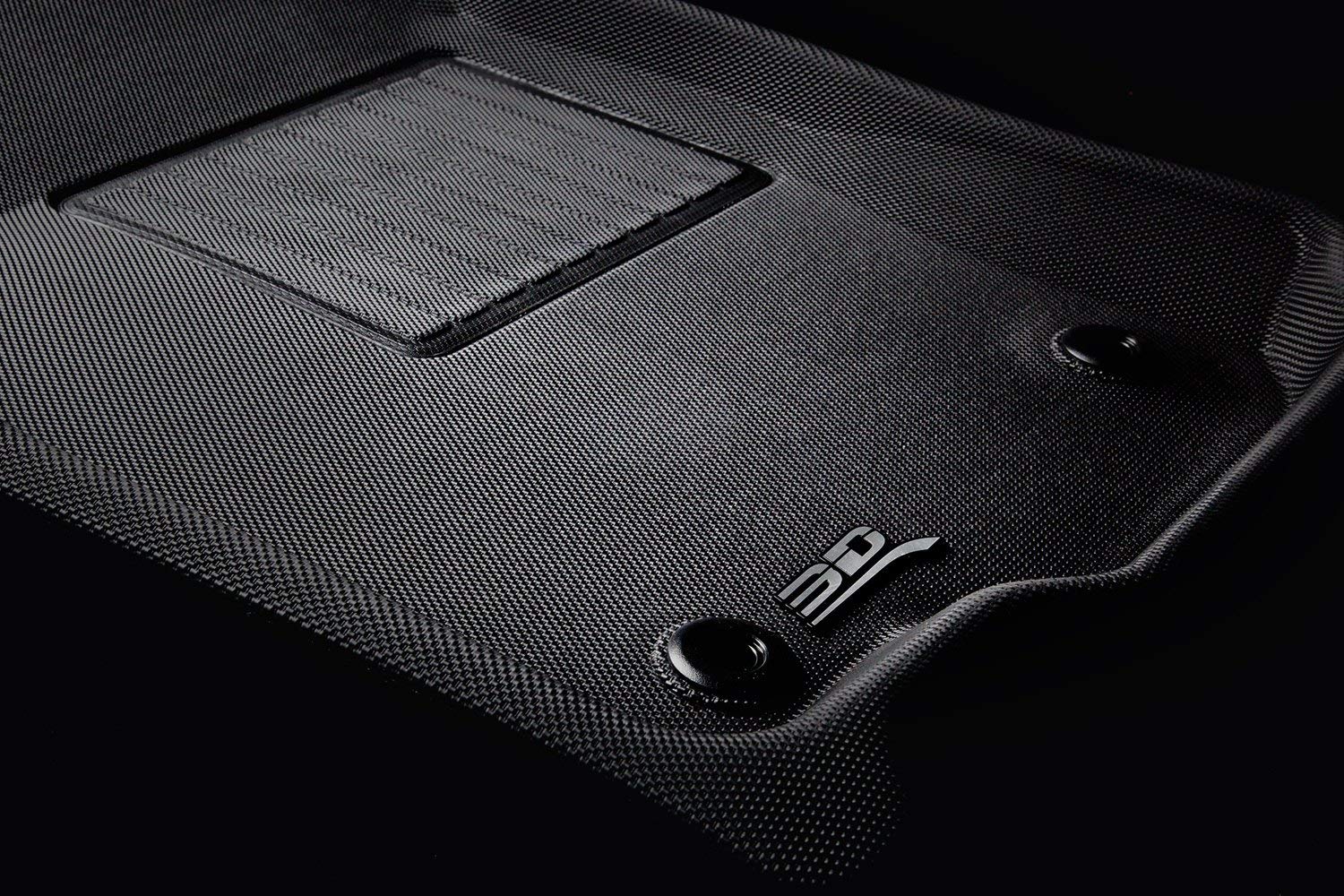 Custom Fit 3D MAXpider Kagu Floor Mat (Black) Compatible with Audi A6/A6 Allroad 2019-2023 / RS6 Avant 2021-2025 / A7/S7 2019-2023 / RS7 2021-2025 - 1st Row