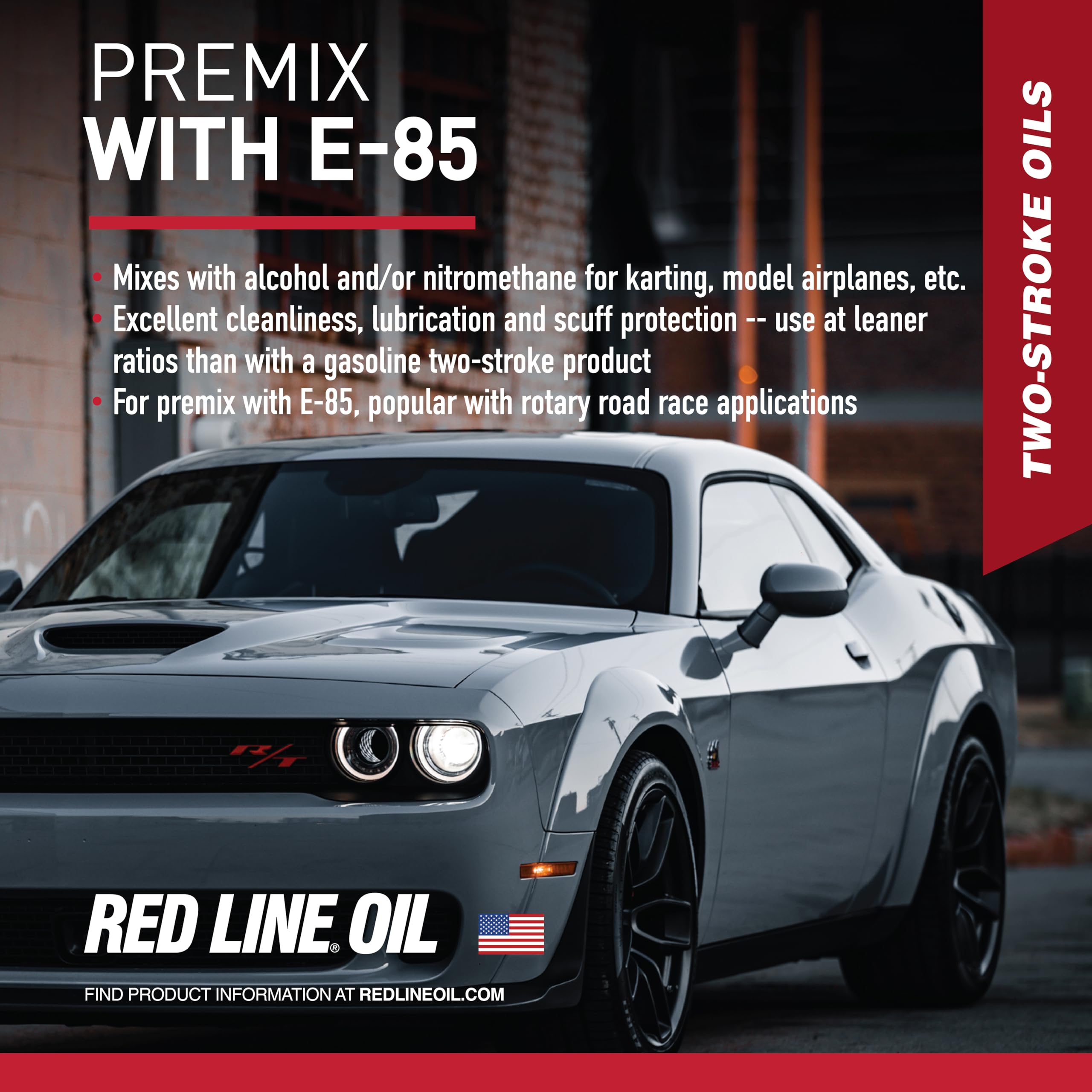 40504 Red Line Two-Cycle Alcohol Oil - 1 Quart