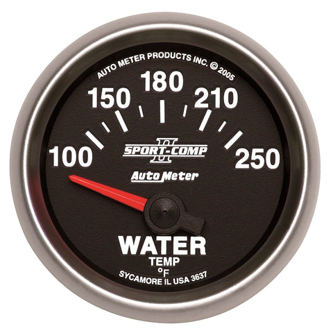 Auto Meter Sport Comp II 3637 Electric Water Temperature gauge
