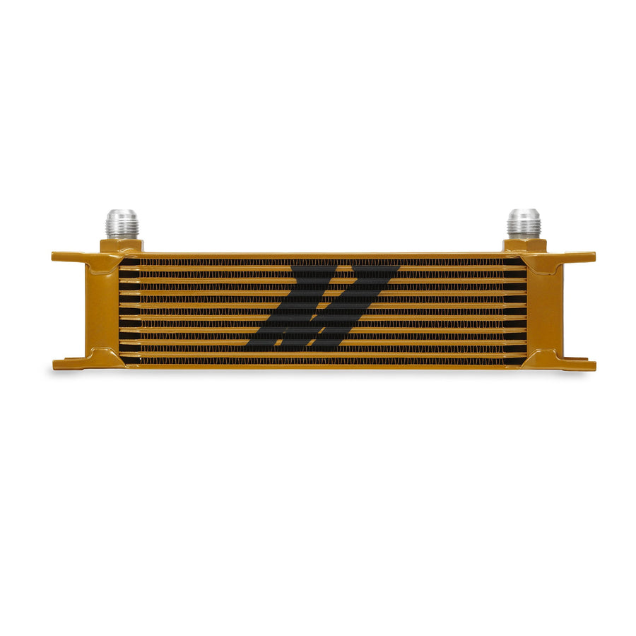 Mishimoto Universal 10 Row Oil Cooler Heat Exchanger Gold