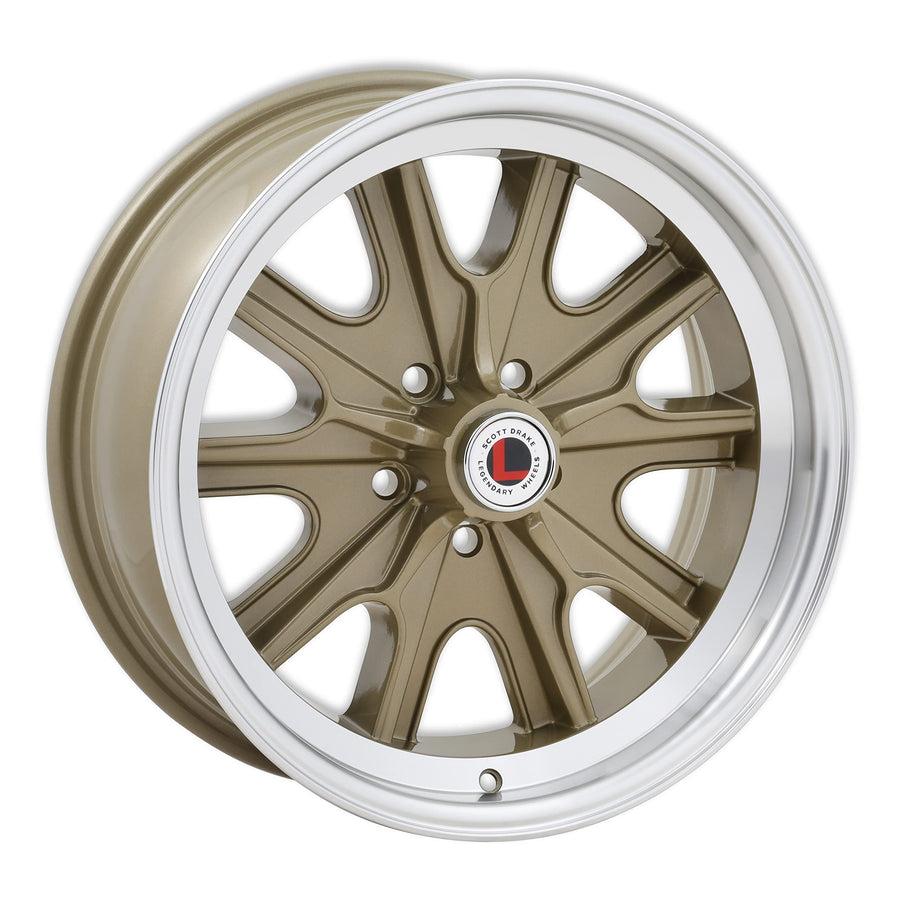 Legendary Wheels 17x8 LW90 Gold Haze Wheel 5x4.5 (6.95mm)