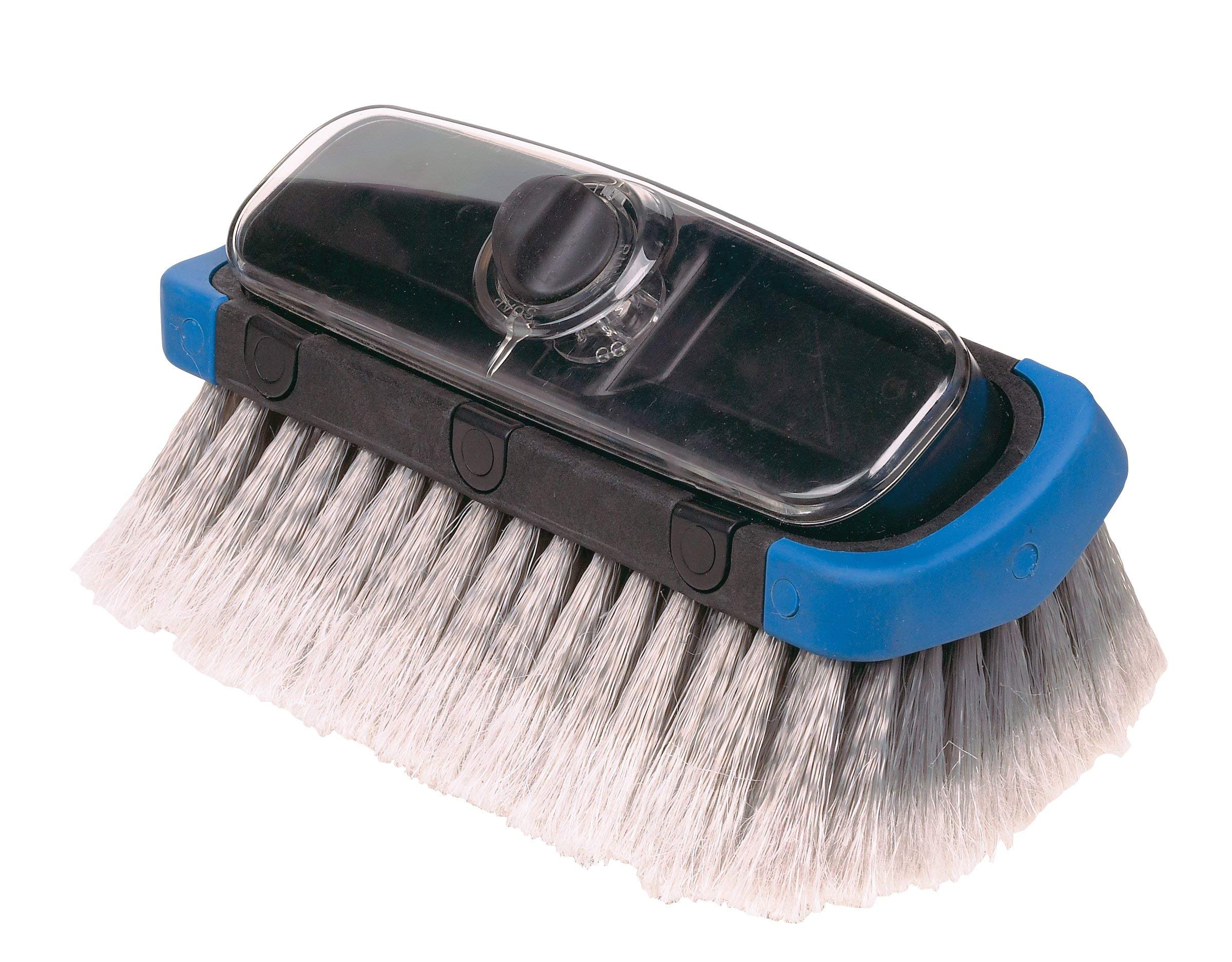 10" Carrand Autospa Suds-N-Go Bi-Level Wash Brush Extends to 71" - Flow-Thru