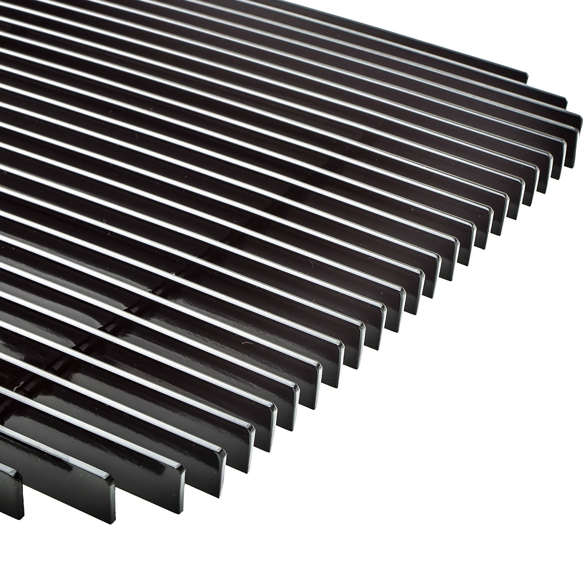 Horizontal T-Rex 20546B Aluminum Black Finish Billet Grille Insert for Ford Super Duty