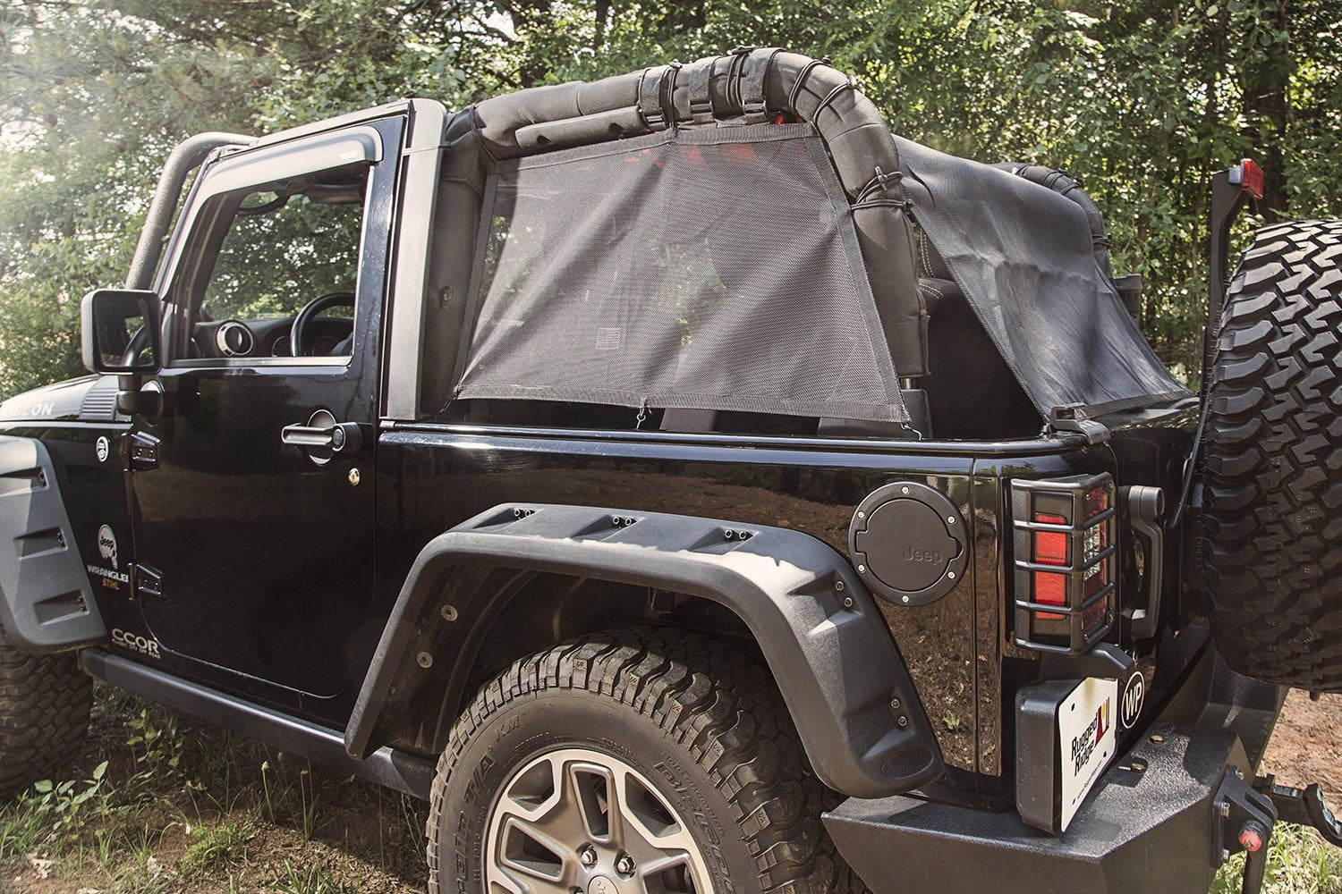 Eclipse Cargo Barrier | Rugged Ridge | 13579.41 | Fits 2007-2018 Jeep Wrangler JK 2-Door