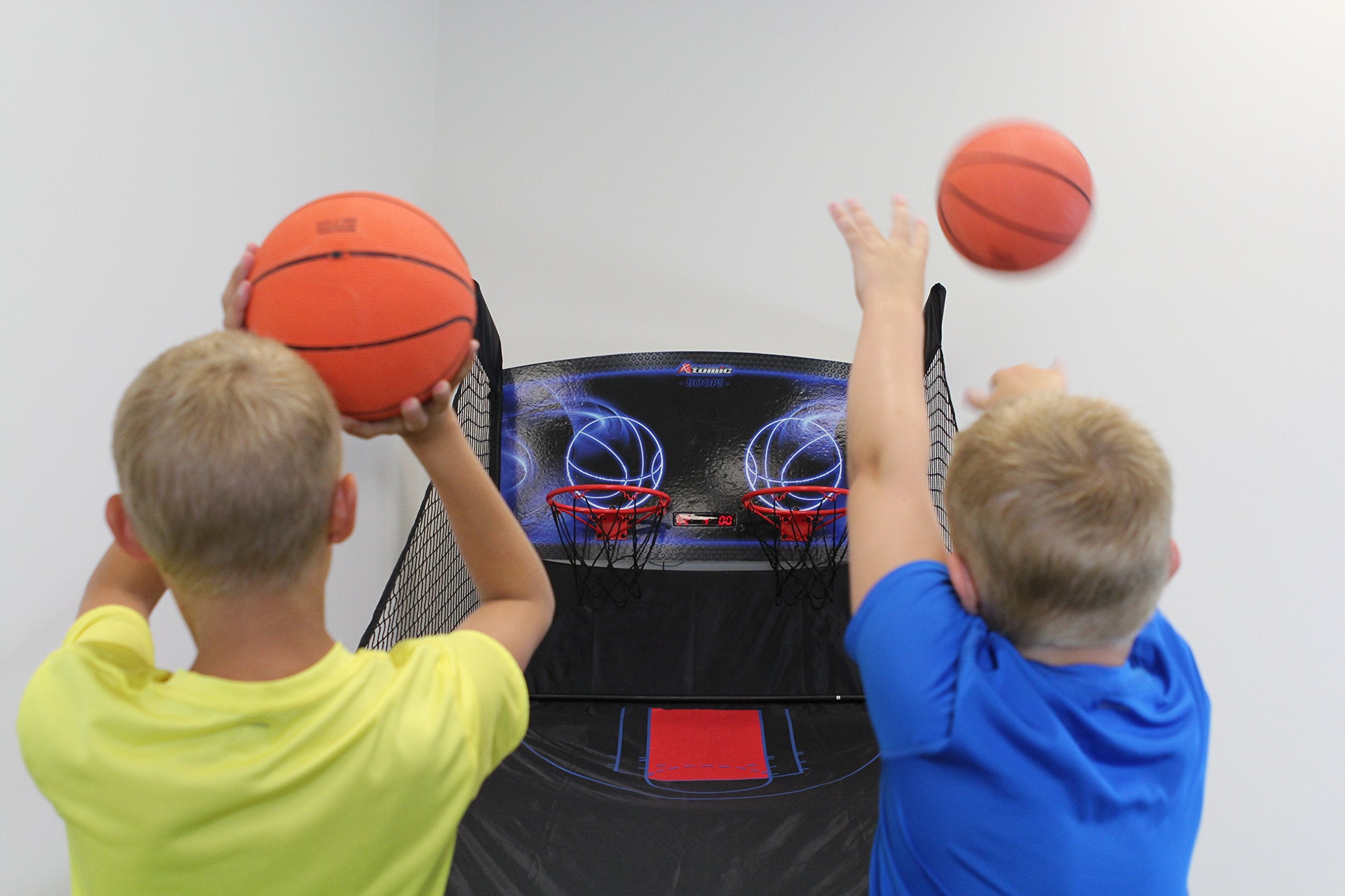 Double Shootout Atomic Deluxe Arcade Basketball Game