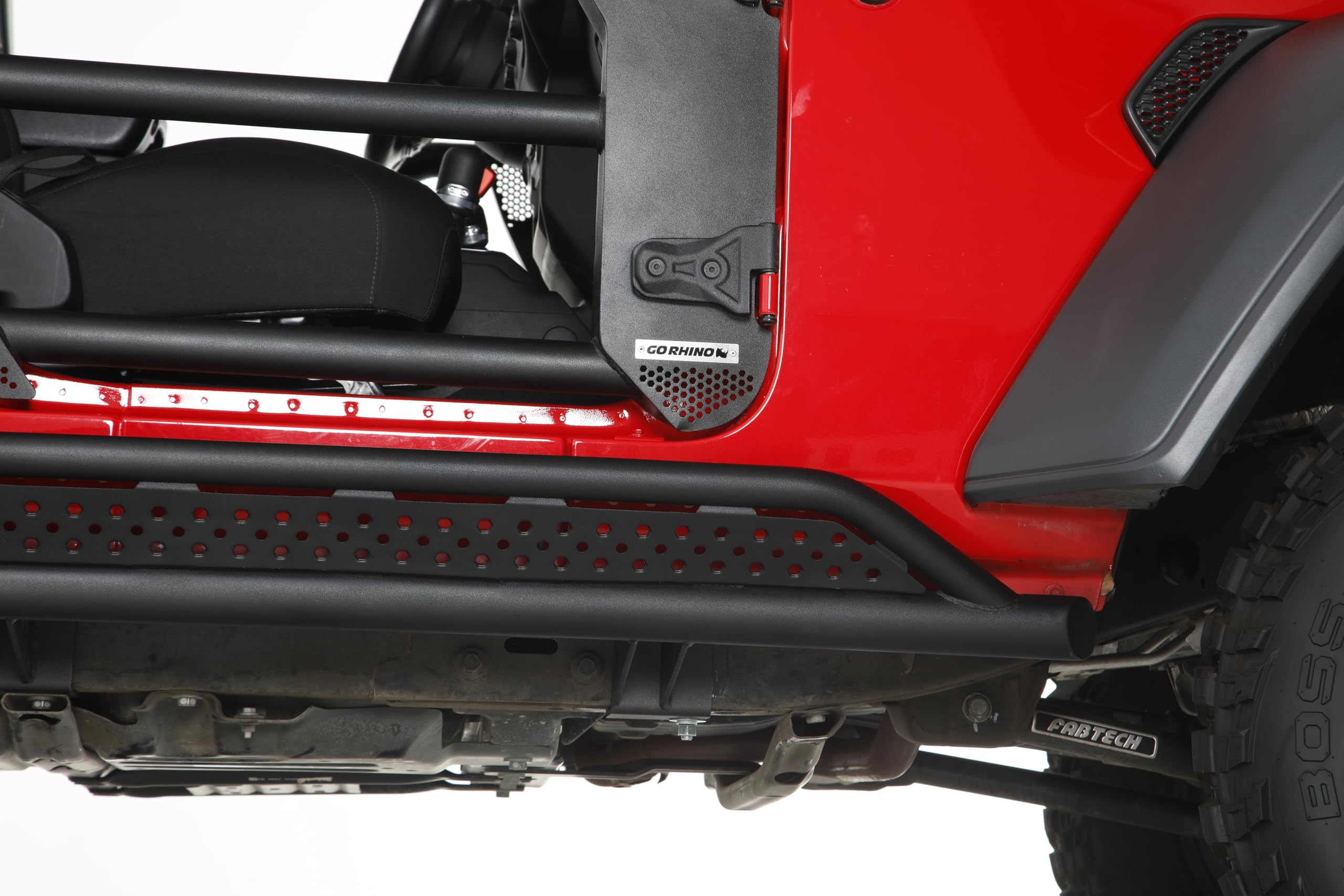 Frame Mount Go Rhino Steel Sliders | Mild Steel, Textured Black | FS4425T | Fits 2014-2024 Toyota 4Runner (SR5, SR5 Premium, TRD Pro, Venture, Trail, 40th Anniversary Edition)