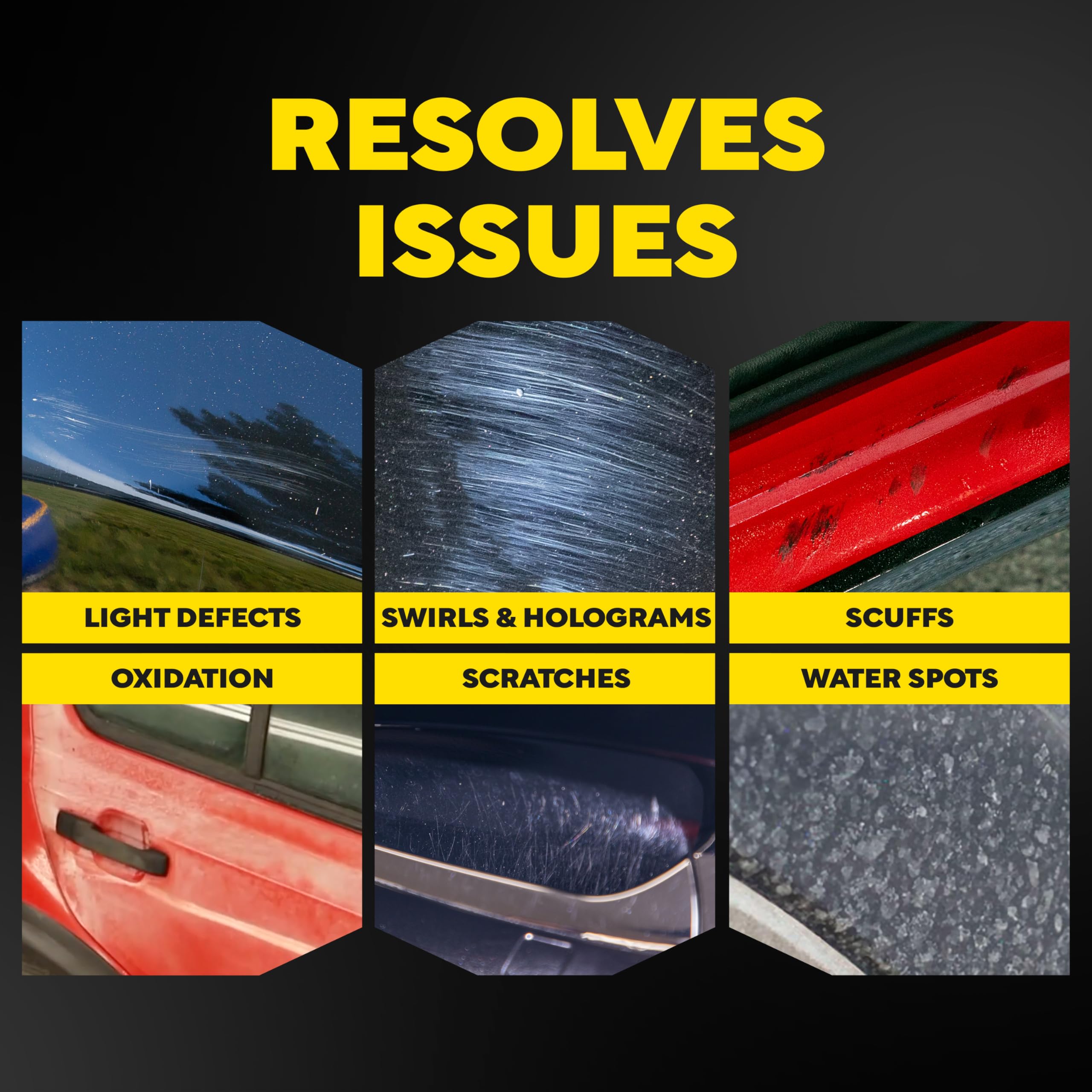 Meguiar’s M105 Mirror Glaze Ultra-Cut Compound, Pro-Grade Car Compound for Removing Scratches and Heavy Swirls, Restores Gloss and Clarity, Car Guy Gifts for Men and Women Who Love to Detail, 8 Oz