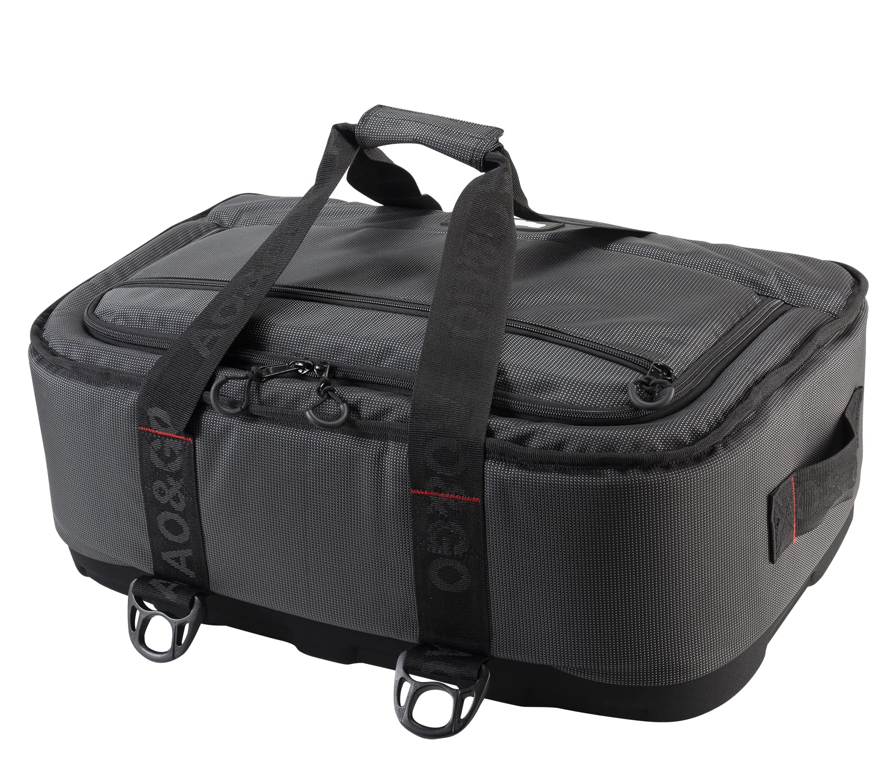 AO Coolers Cooler Stow N' Go, Low-Profile, Leakproof with High-Density Insulation, Holds Ice for 24 Hours, Ballistic Nylon, Charcoal/Black, 38 Pack