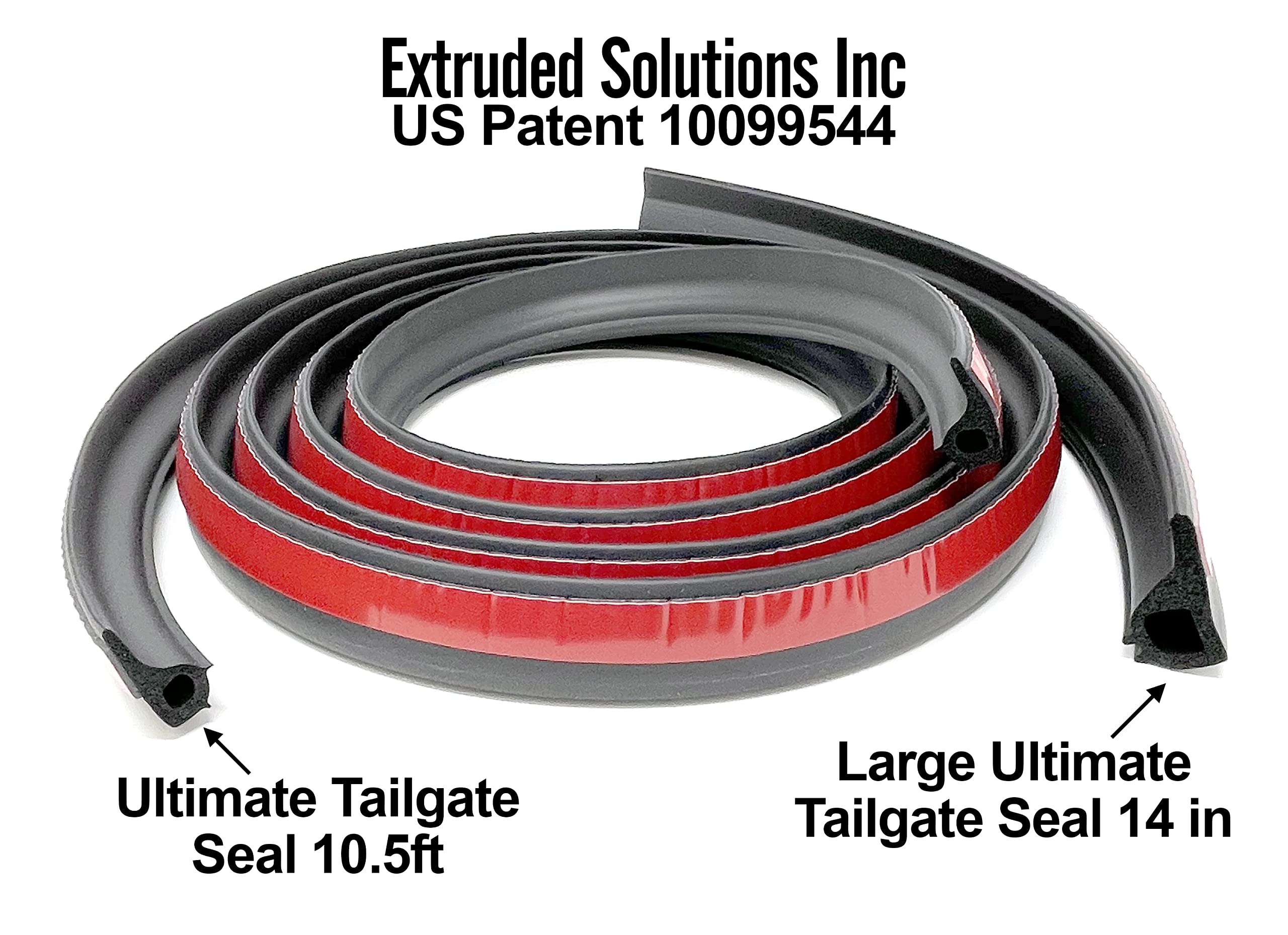 ESI Tailgate Seal Ultimate with Taper Seal 10ft for use with Truck Caps and Tonneau Covers