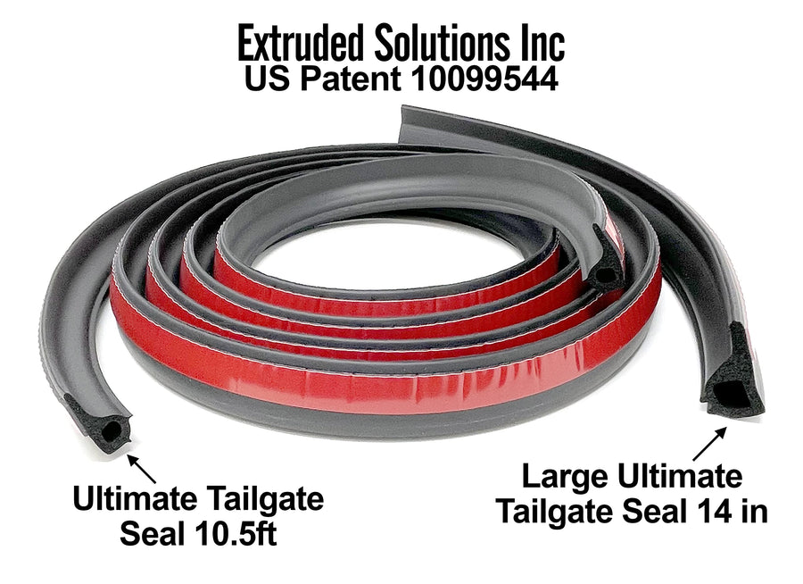 ESI Tailgate Seal Ultimate with Taper Seal 10ft for use with Truck Caps and Tonneau Covers