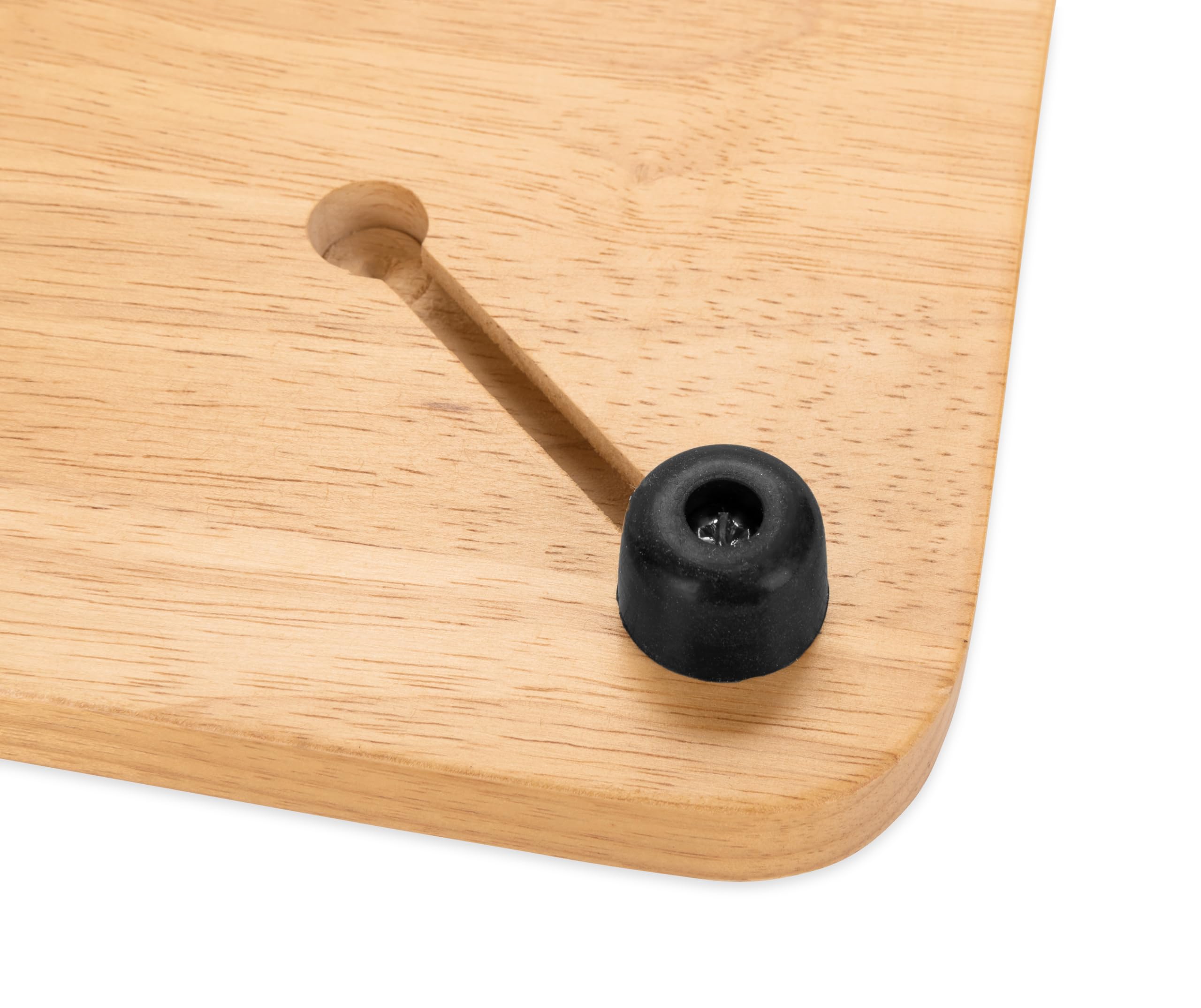 Camco Sink Cover Camper/RV | Features Adjustable Legs w/Non-Slip Feet & Solid Oak Hardwood Top w/Non-Toxic Gloss Finish | Top Measures 13” x 15” | Great for RVs, Campers, Boats & More (43431)