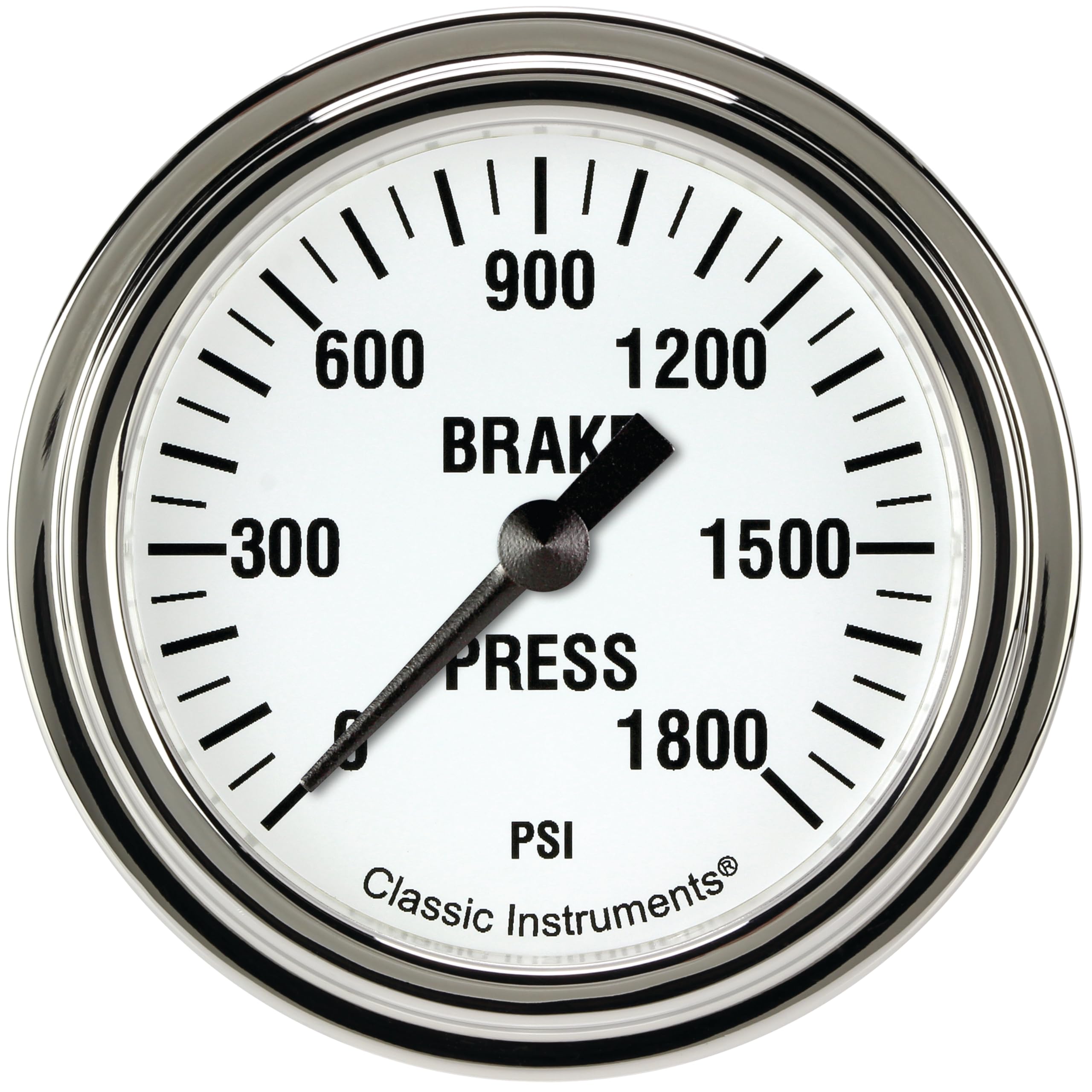 White Hot Classic Instruments WH367SLF 2-5/8" Brake Pressure Gauge