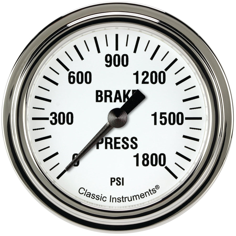 White Hot Classic Instruments WH367SLF 2-5/8" Brake Pressure Gauge