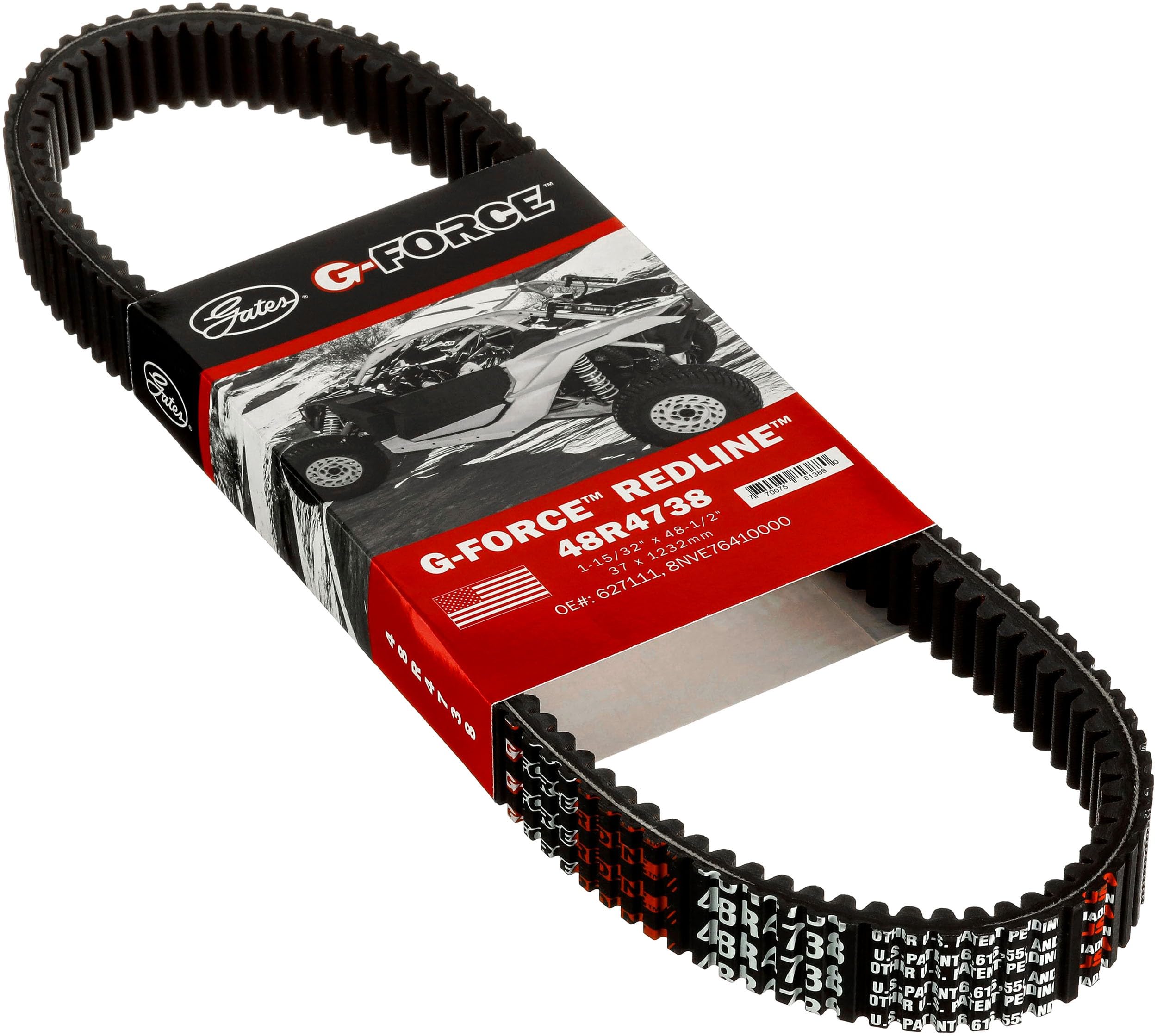 G-Force Gates RedLine Continuously Variable Transmission (CVT) Belt 48R4738