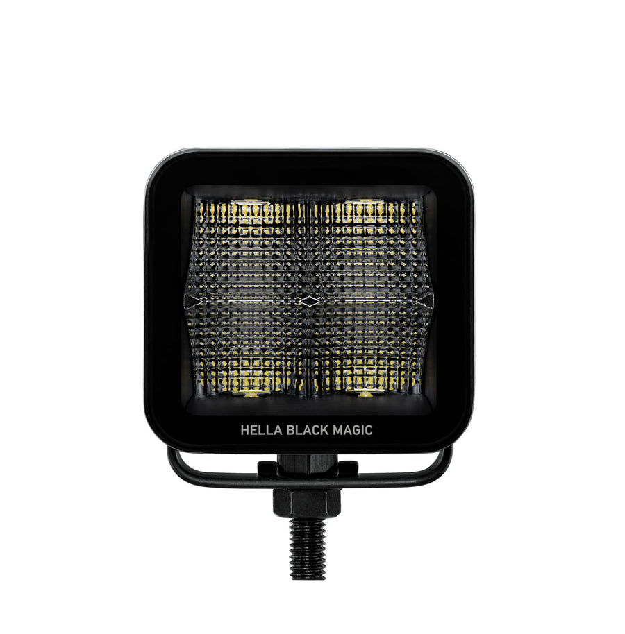 HELLA 1FA 358 176-801 LED-Spotlight - Cube Kit Black Magic 2.7" - 12/24V - mounting - Short distance lighting - Cable: 500mm - Plug: DEUTSCH plug - Kit - Quantity: 2