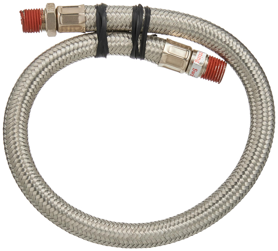 18" Viair 92804 Stainless Steel Braided Leader Hose without Check Valve