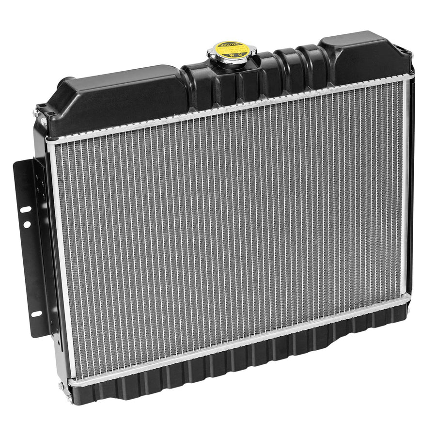 17101.08 | Omix-Ada | Radiator, 2 Row | OE Reference: 5361574 | Fits 1974-1980 Jeep CJ 6/8 Cylinder
