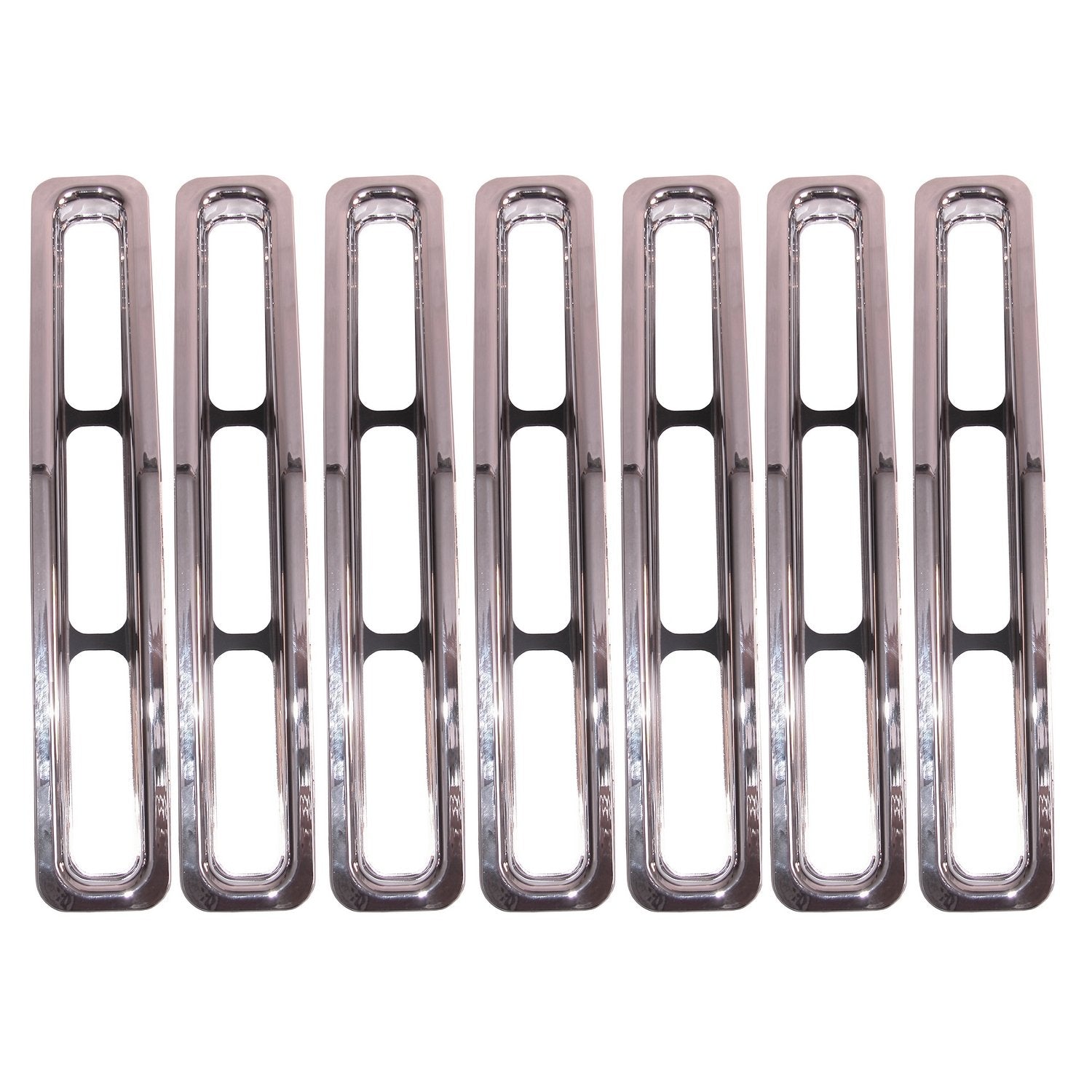 Grille Insert Kit, Chrome | Rugged Ridge | 11306.01 | Fits 1987-1995 Jeep Wrangler YJ