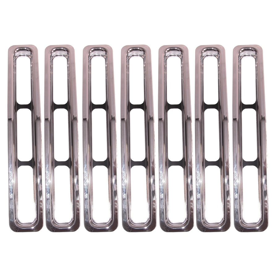 Grille Insert Kit, Chrome | Rugged Ridge | 11306.01 | Fits 1987-1995 Jeep Wrangler YJ