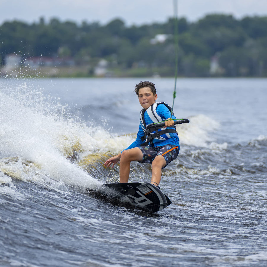 75' RAVE Sports 3-Section Wakeboard/Kneeboard Rope w/EVA Swirl Grip - Elite