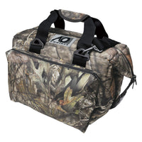 AO Coolers Canvas Caravan Soft Cooler with High-Density Insulation, Oversized Storage Pockets, Mossy Oak, 12-Can