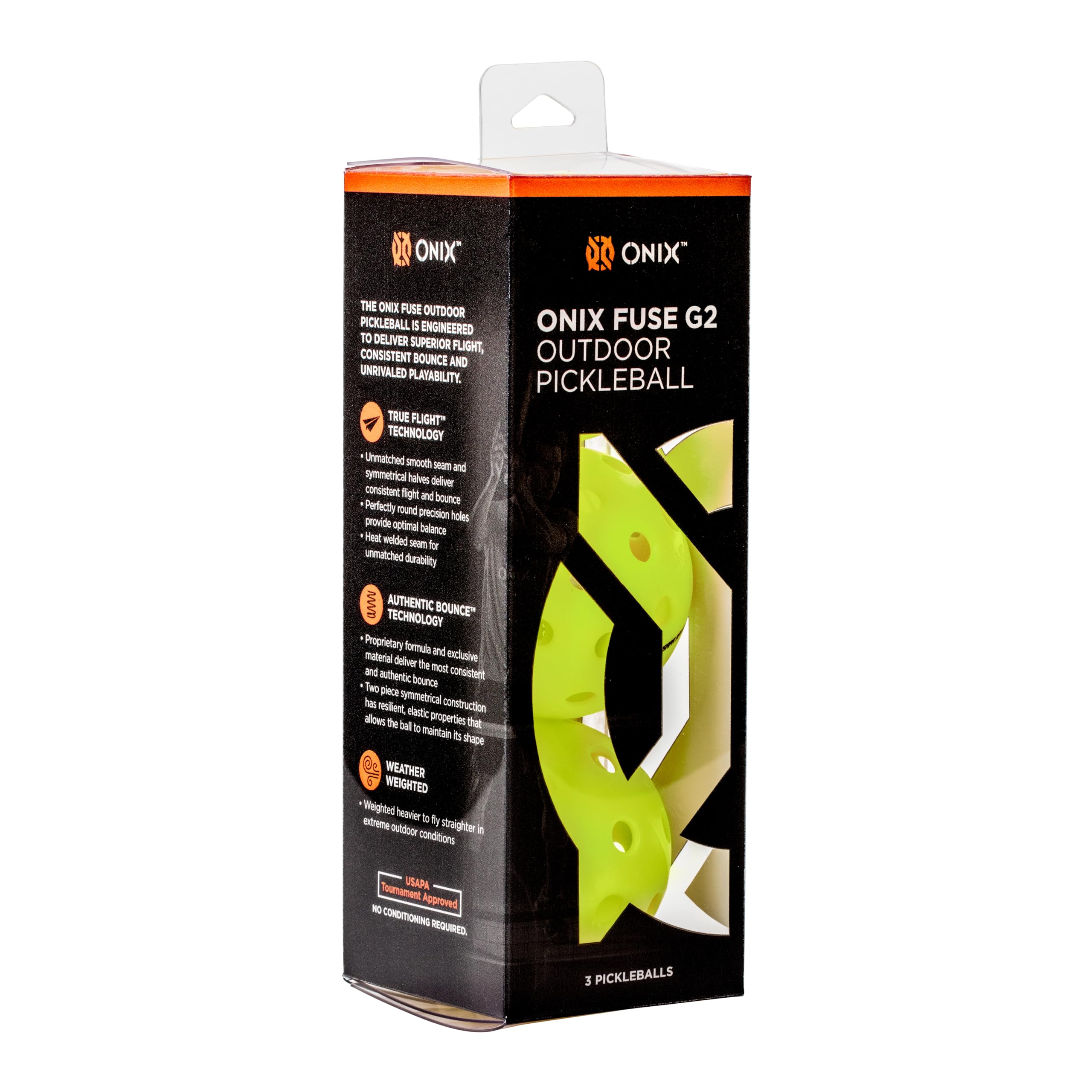 Fuse G2 Onix Outdoor Pickleball Balls
