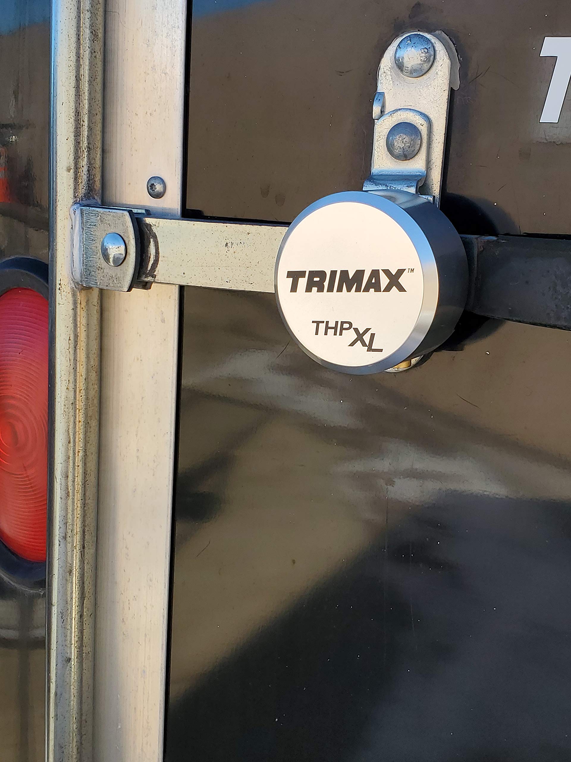 Solid Aluminum Trimax Hockey Puck Internal Shackle Lock, THPXLALSV, Universal Fit