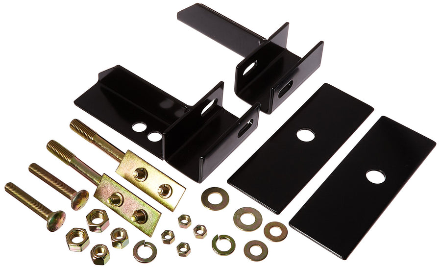 BACKRACK RealTruck Hardware Kit for use w/Standard Bed, Black, No Drill | 30106 | Fits 1975-1996 Ford F-150