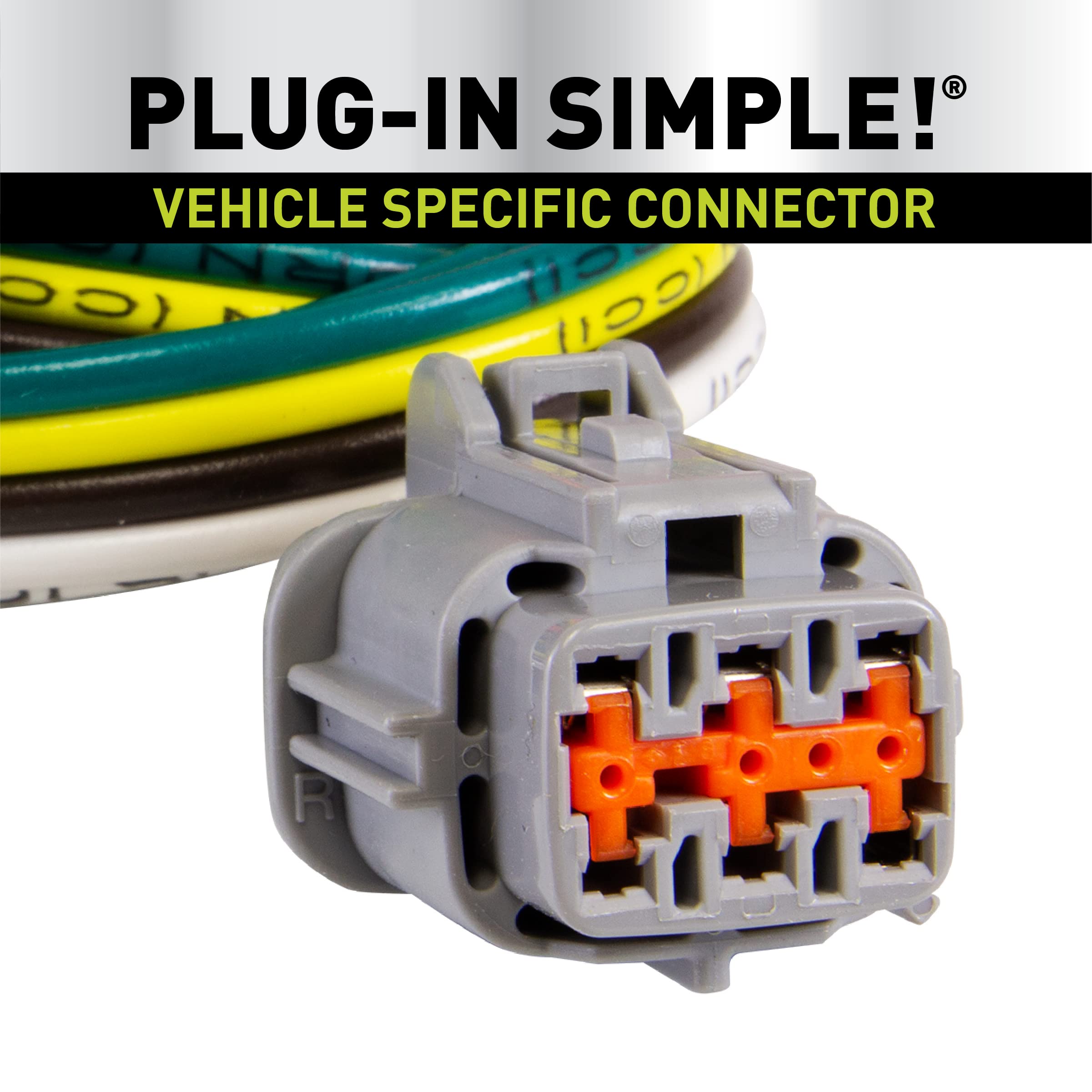 Plug-In Simple Hopkins Towing Solutions 43575 Vehicle Wiring Kit, Black