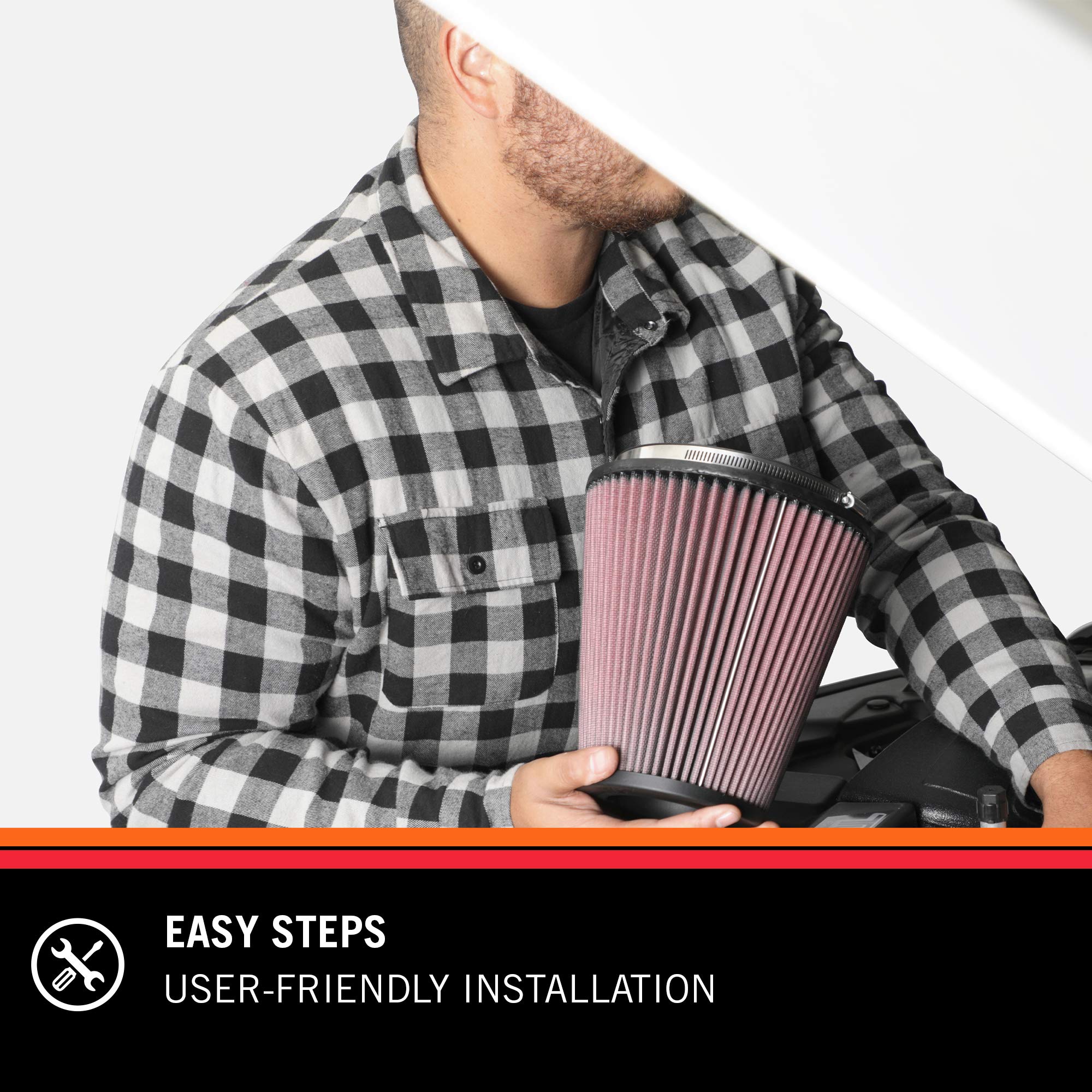 K&N Air Filter: High Performance, Premium, Washable, Industrial Replacement Engine Filter, Heavy Duty: E-3051