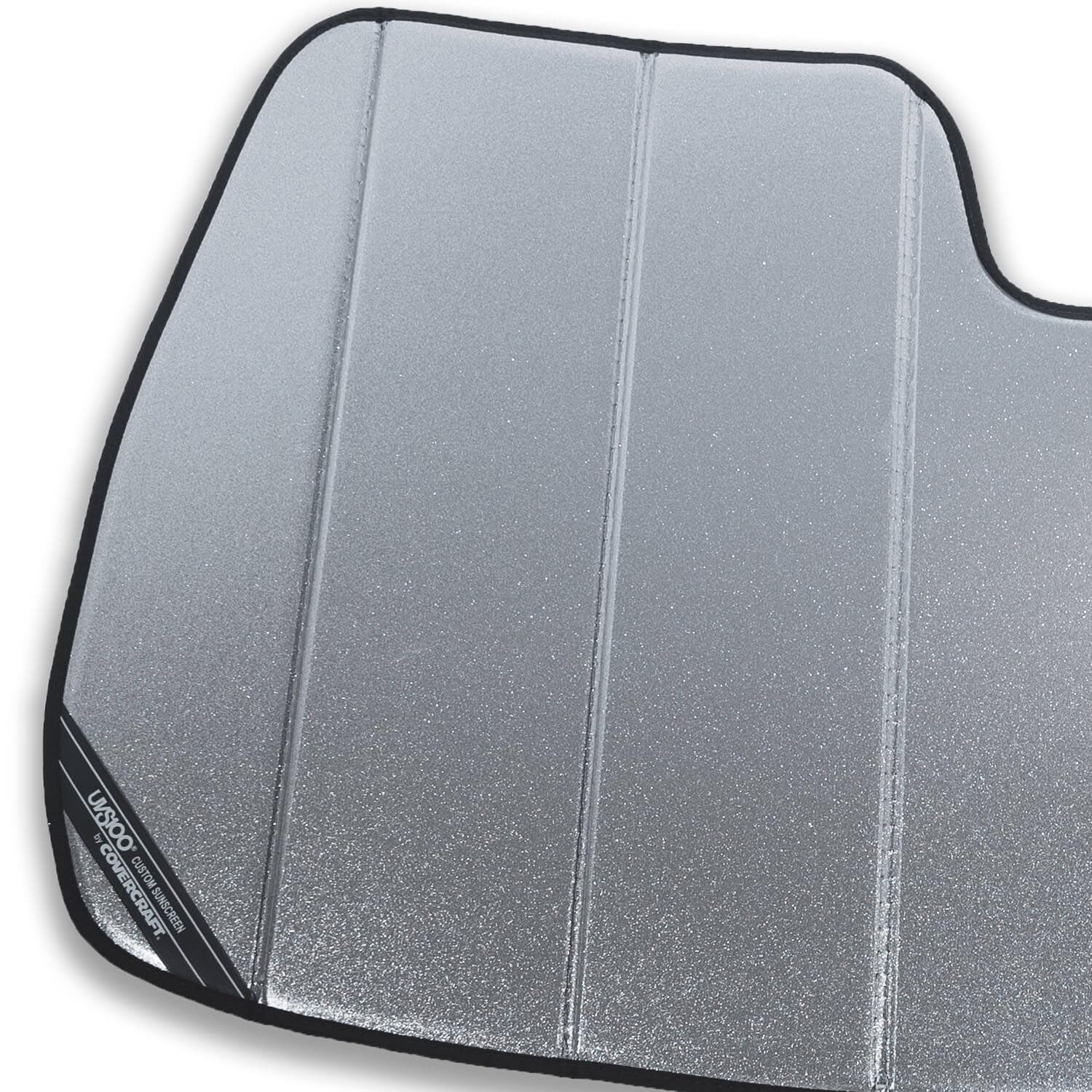 Covercraft Custom Sunscreen UVS100 Premier Series | Fits 2018-2025 Jeep Wrangler JL, 2020-2025 Jeep Gladiator | Galaxy Silver