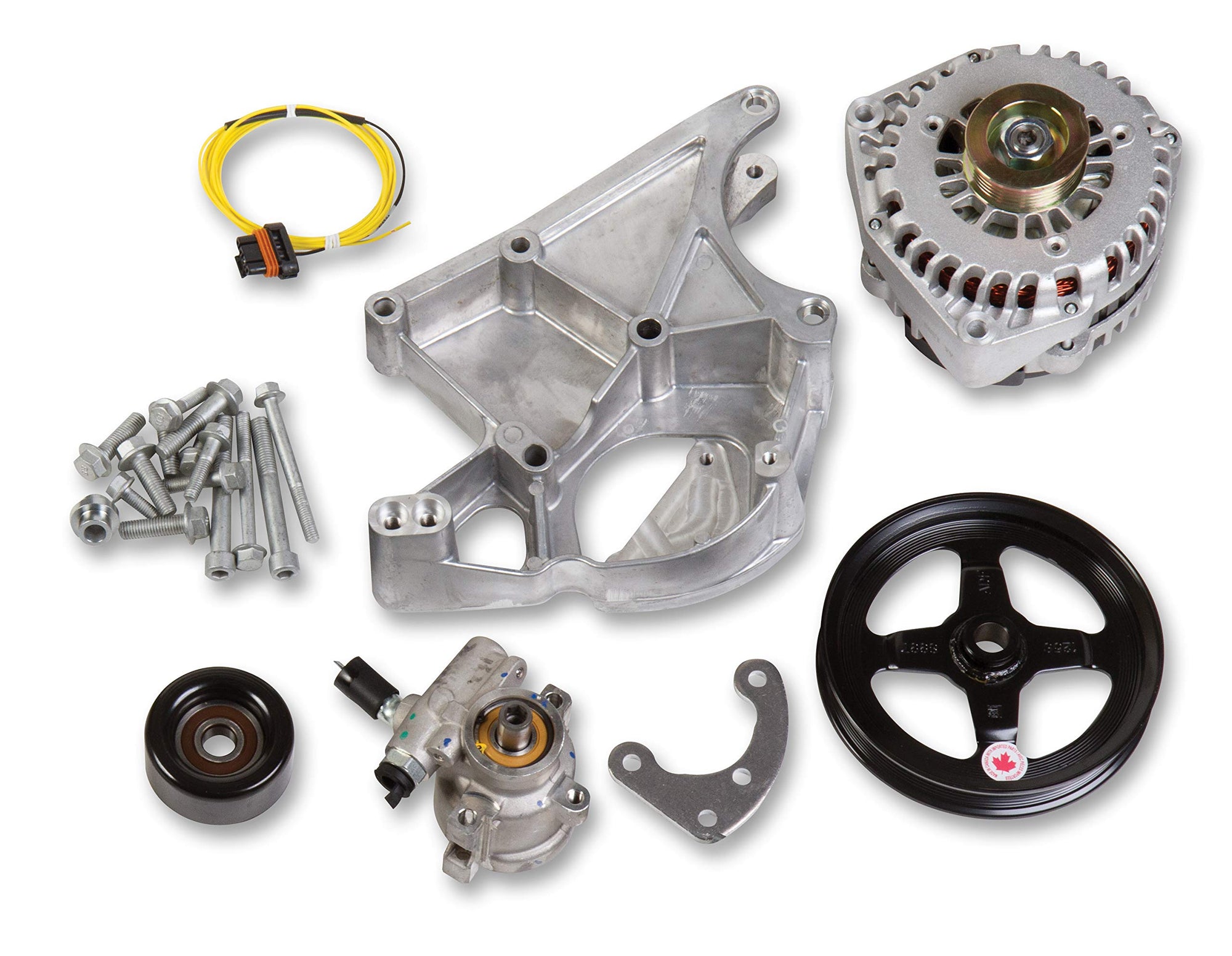 Holley 20-143 Alternator & Power Steering Pump Accessory Drive Kit - LS/LT Driver's Side Bracket