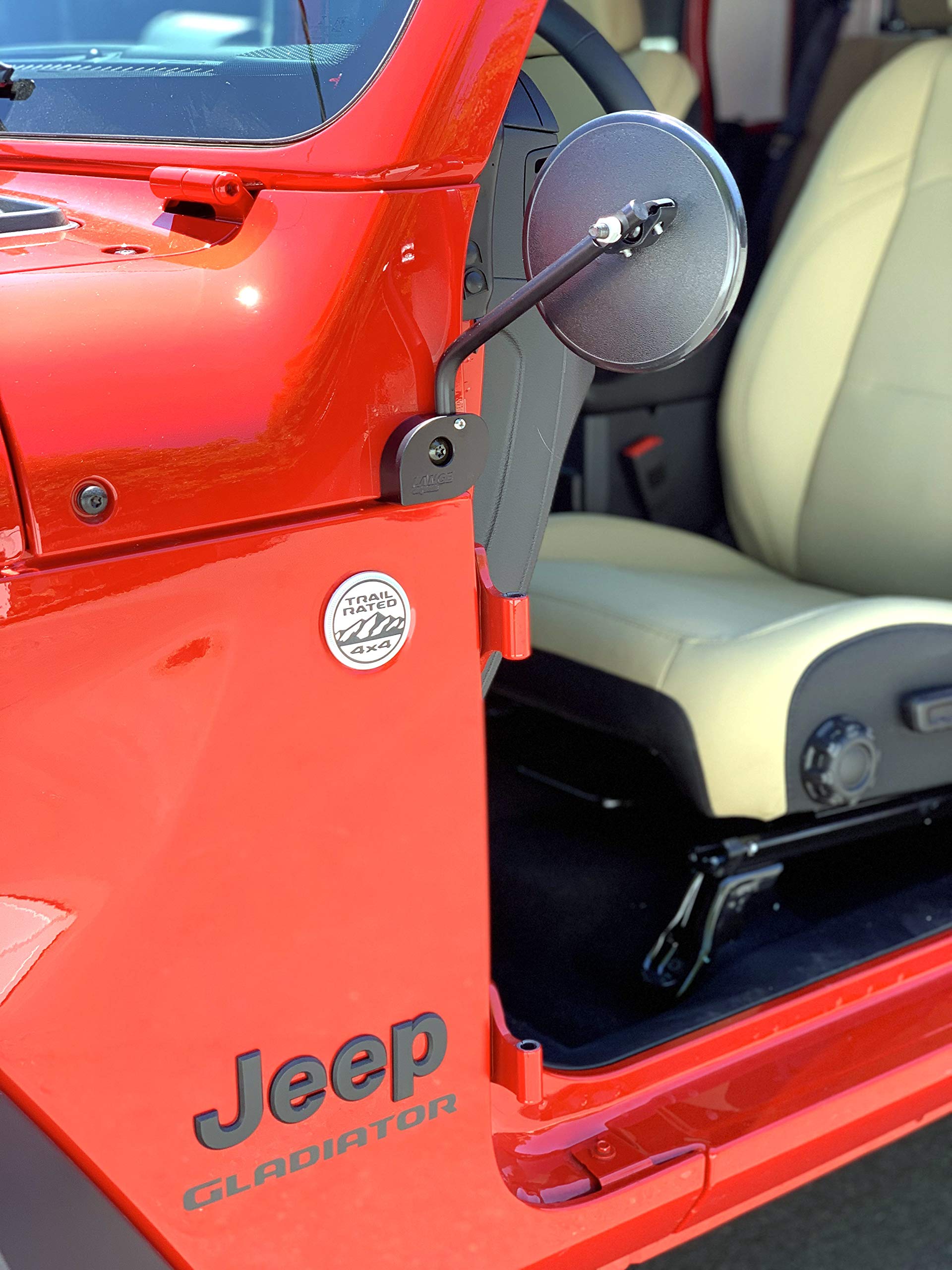 Coyote Mirror™ | Lange Originals | Compatible with Jeep Wrangler & Gladiator | Quick Removal Replacement Mirrors | NOT compatible with 4XE models
