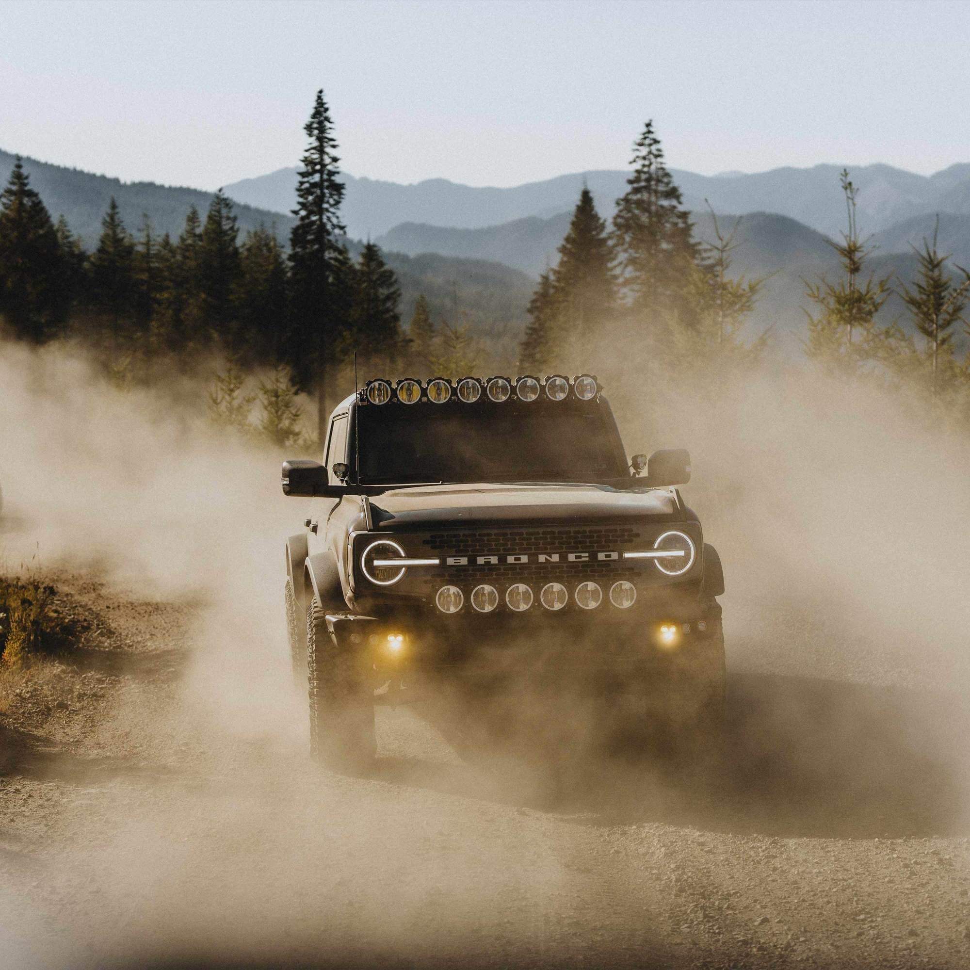 Flex ERA® KC Hilites SAE Fog Pocket Kit - 2021-Current Ford Bronco