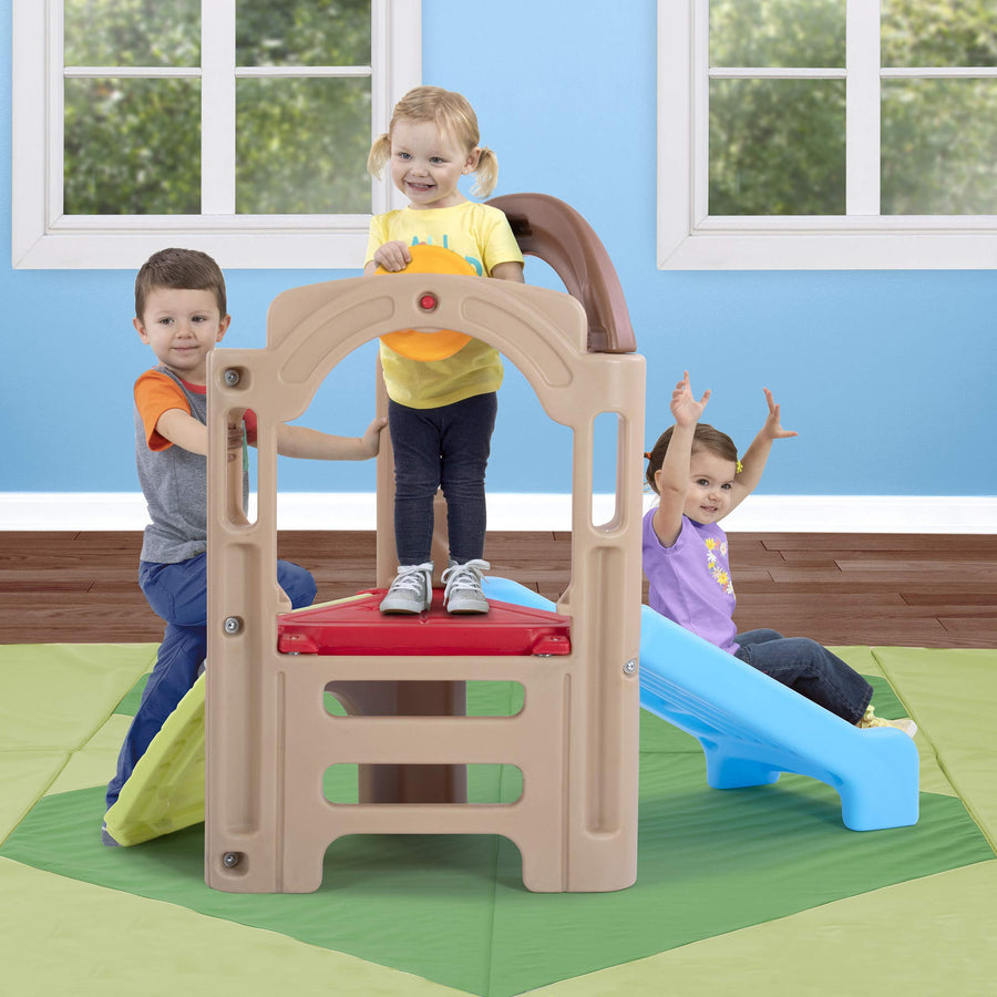 Simplay3 Activity Climber Young Explorers - Indoor or Outdoor Climber and Activity Playset for Toddlers and Kids, Made in USA