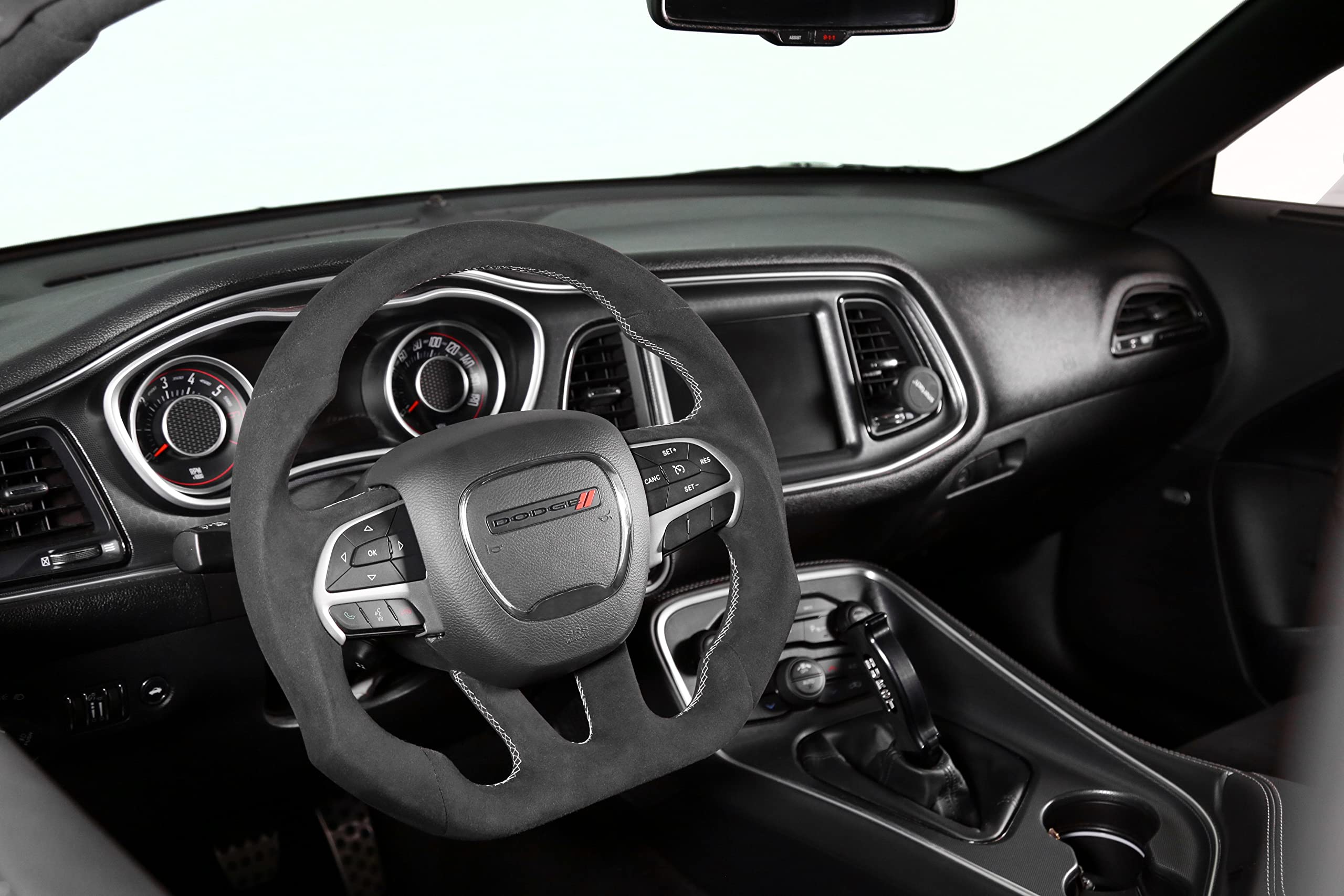 Synthetic Suede Wrapped Drake Muscle Cars CH950-20 Steering Wheel