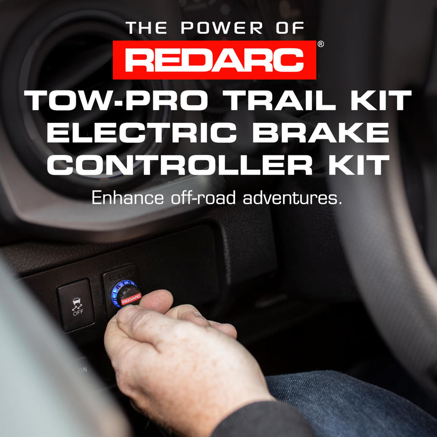 Tow-Pro REDARC Trail Kit Electric Trailer Brake Controller Kit for 2009-2019 Ford F-150, Off Road Dual Braking, Plug and Play Install, 12V/24V Compatible to Tow RV, Camper, Trailer, Boat