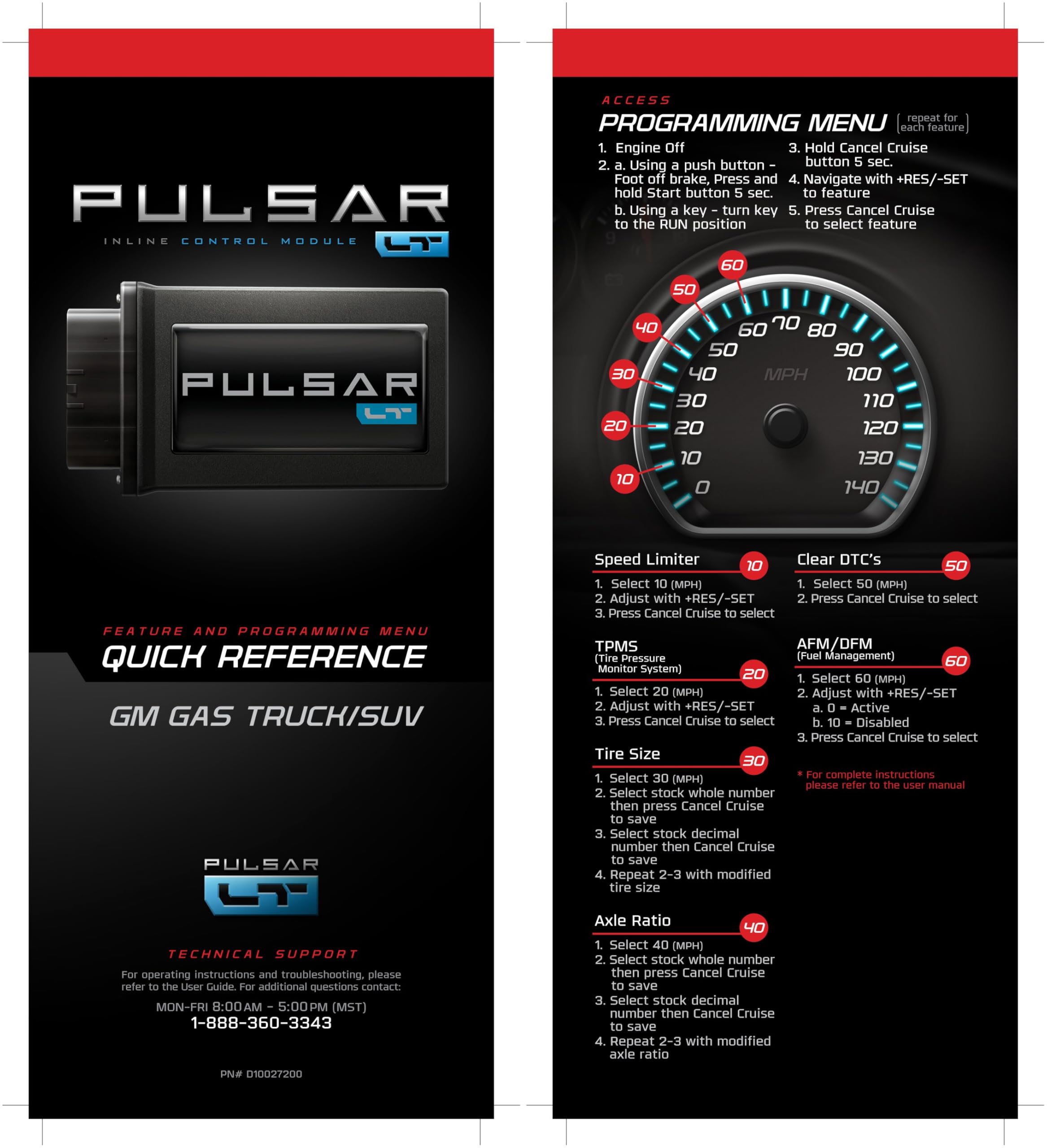Pulsar LT Edge 22453 Control Module