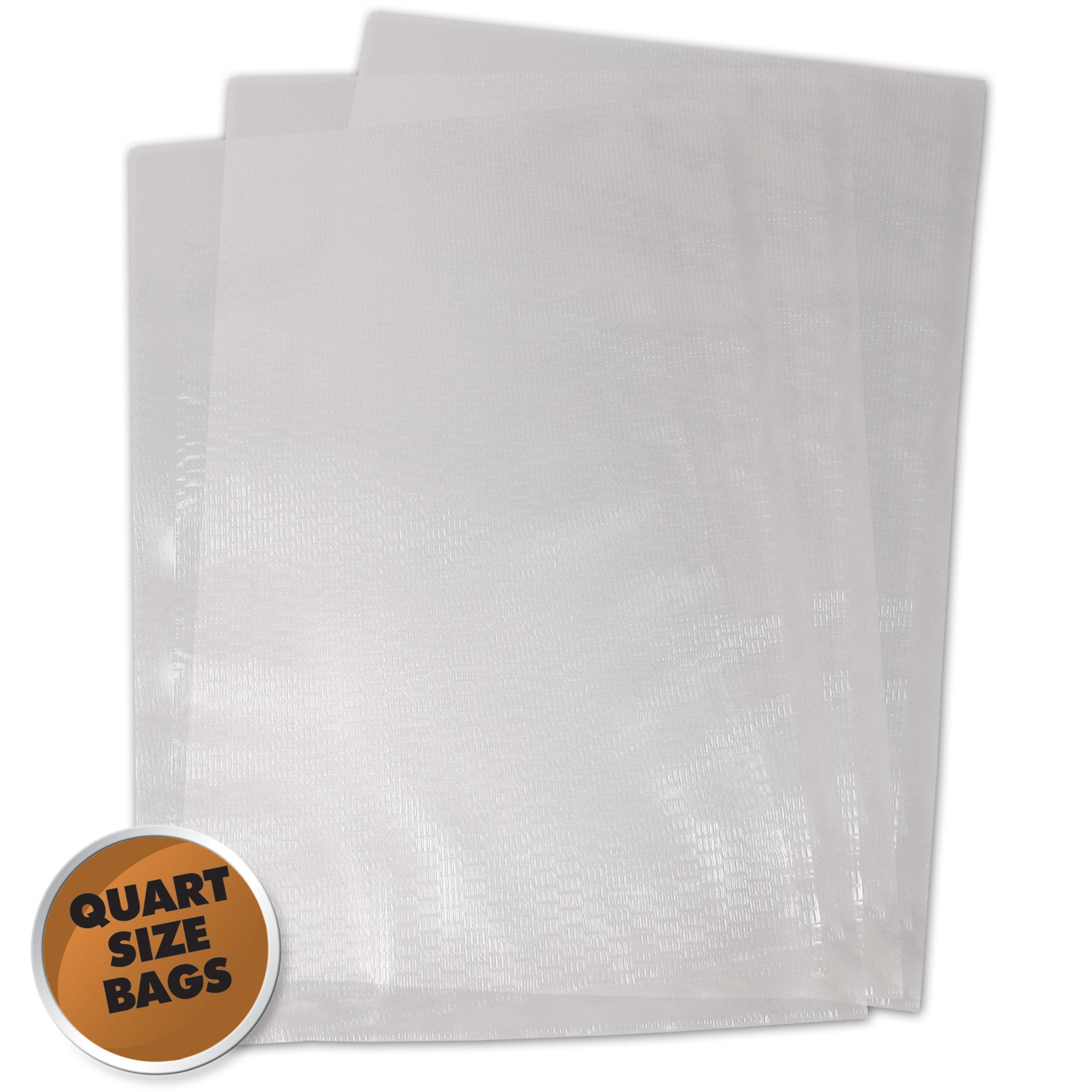 30 Count Weston Pint Vacuum Sealer Bags, 8" x 12", Transparent