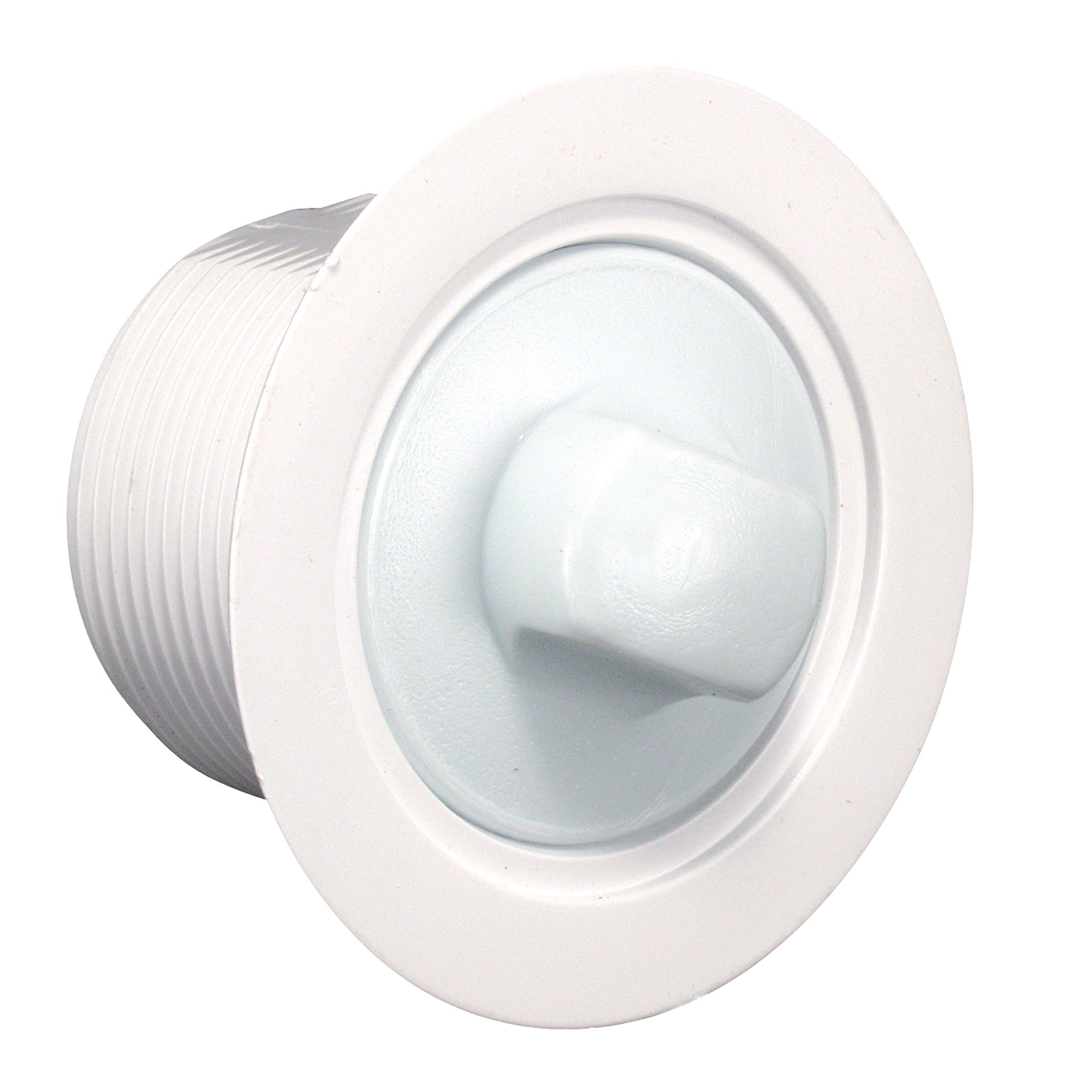 2" Tub Strainer and Drain Stopper JR Products 184030-A Polar White