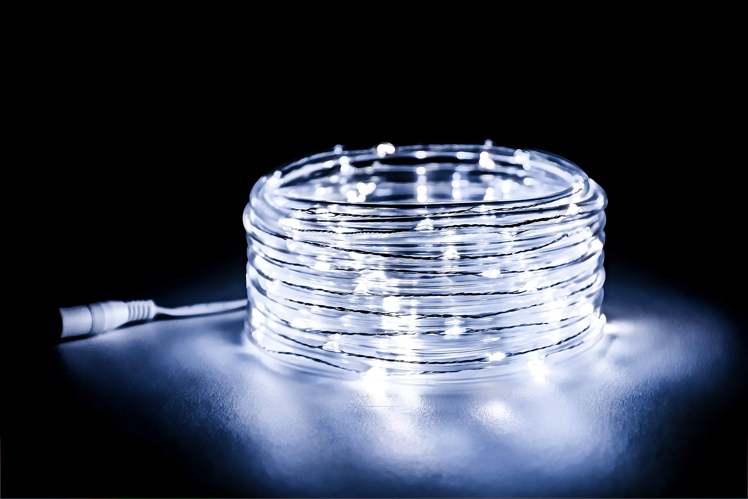 Camco 16' LED Rope Light - RV and Camper Interior and Exterior Lighting for Special Occasions and Outdoor Events, Fits Into Your RV Awning Track (53100), White