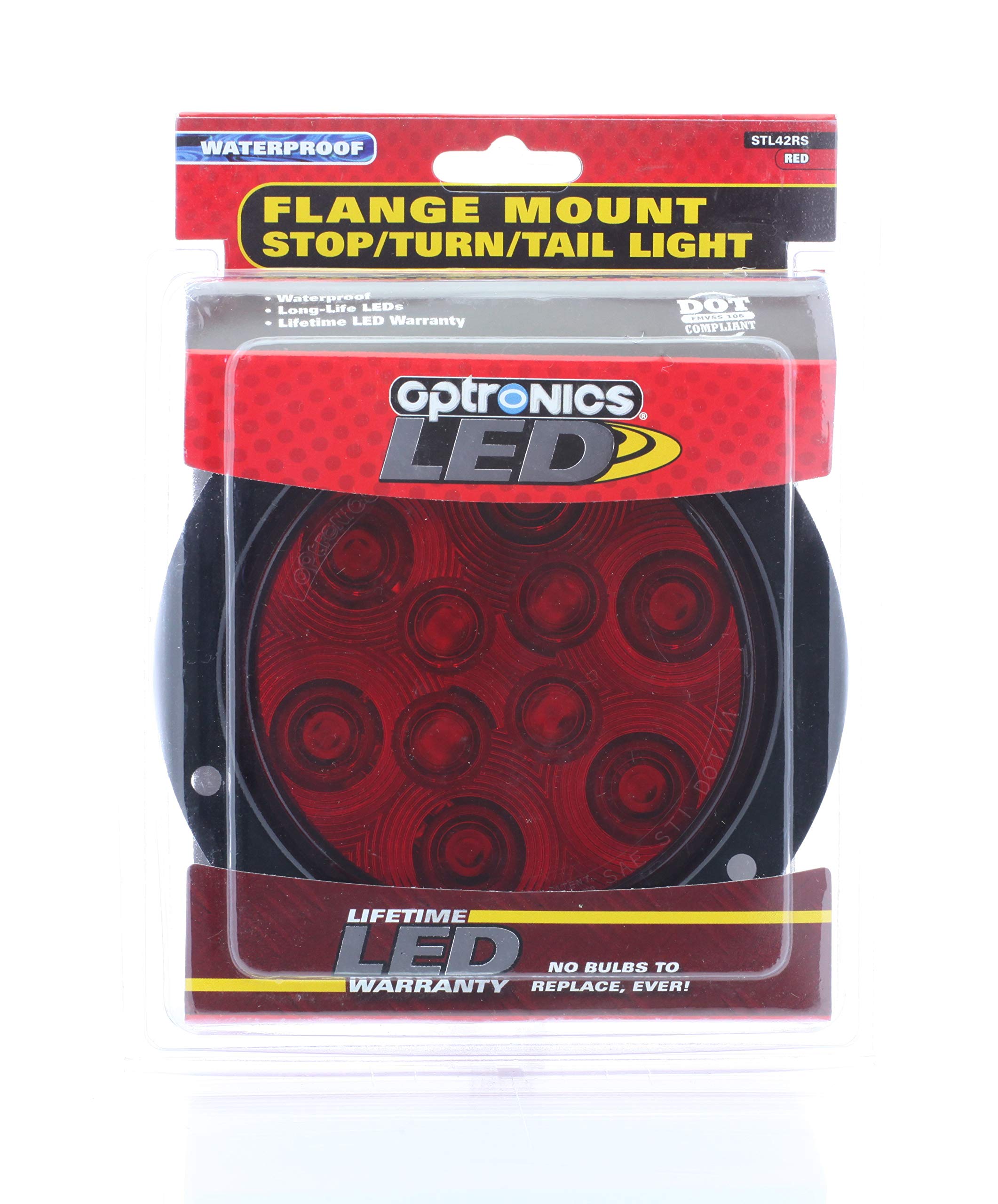 Red LED Optronics Tail Light STL42RS